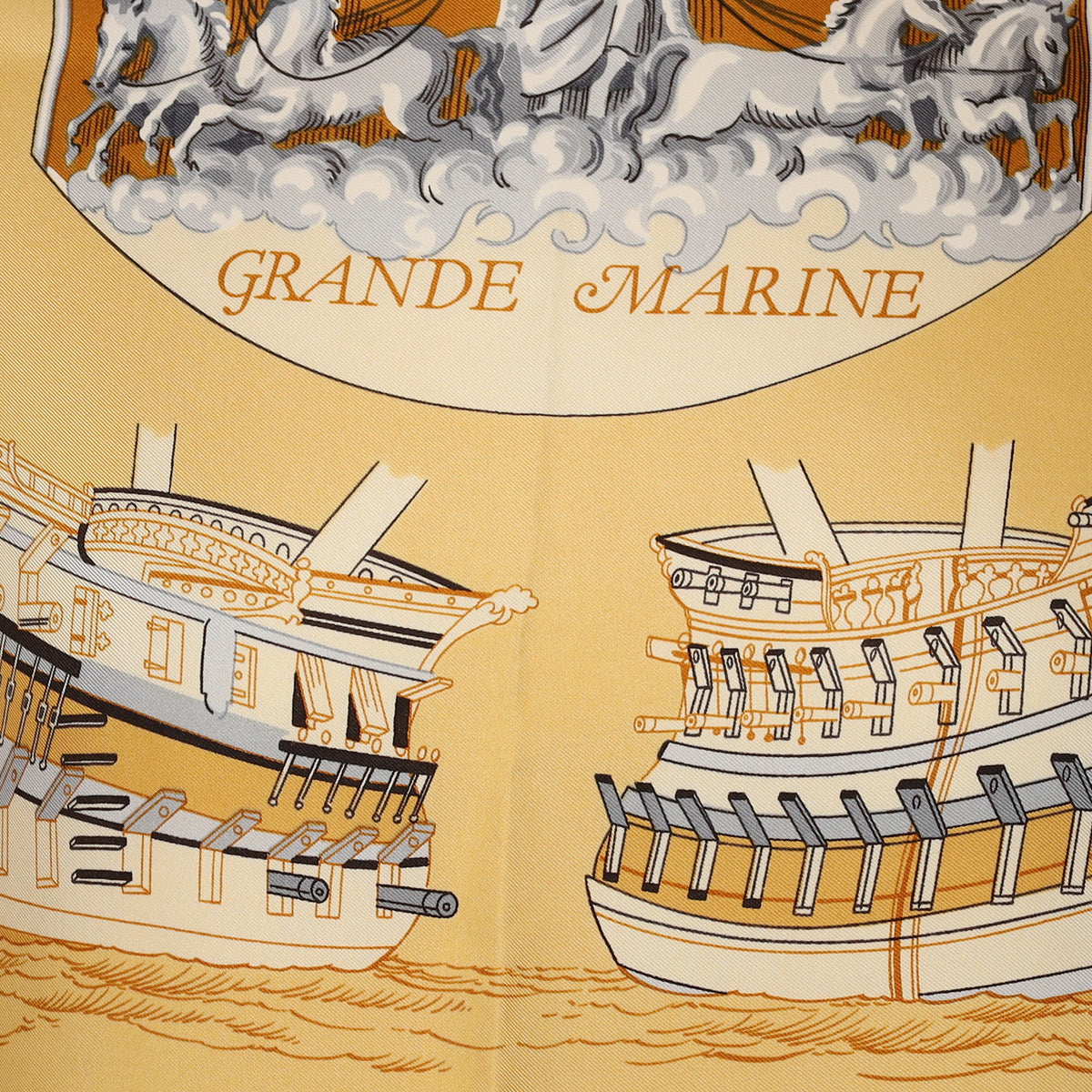 Hermès Grande Marine Silk Scarf