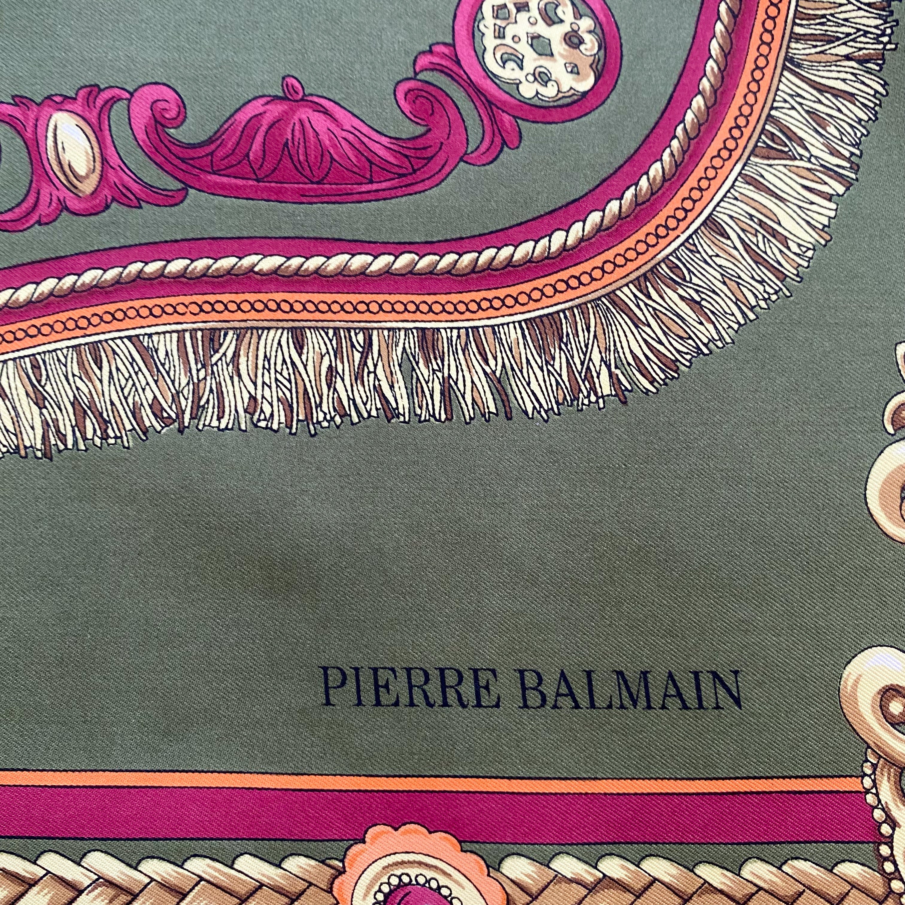Pierre Balmain Traditional Silk Scarf