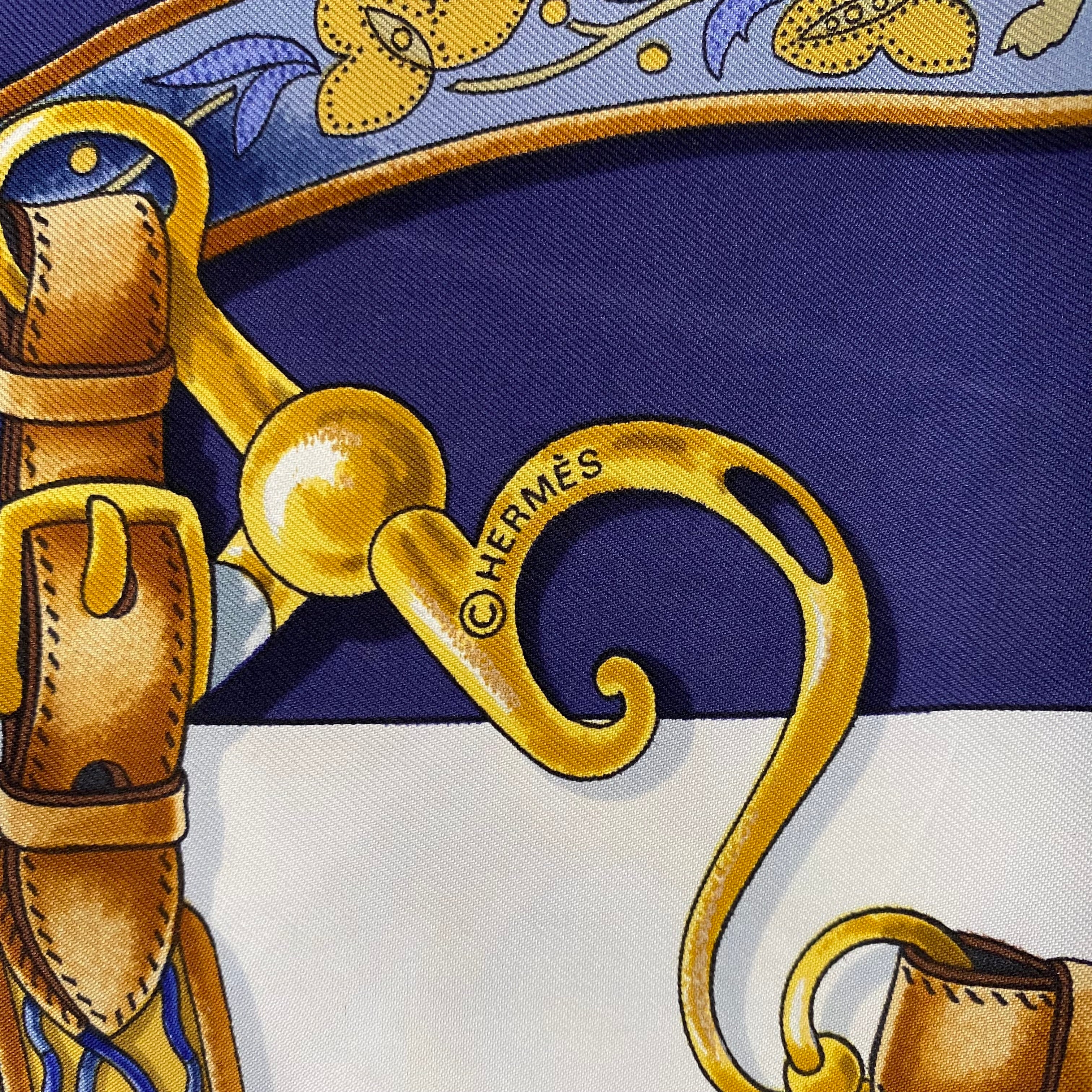 Hermès Festival Designer Silk Scarf
