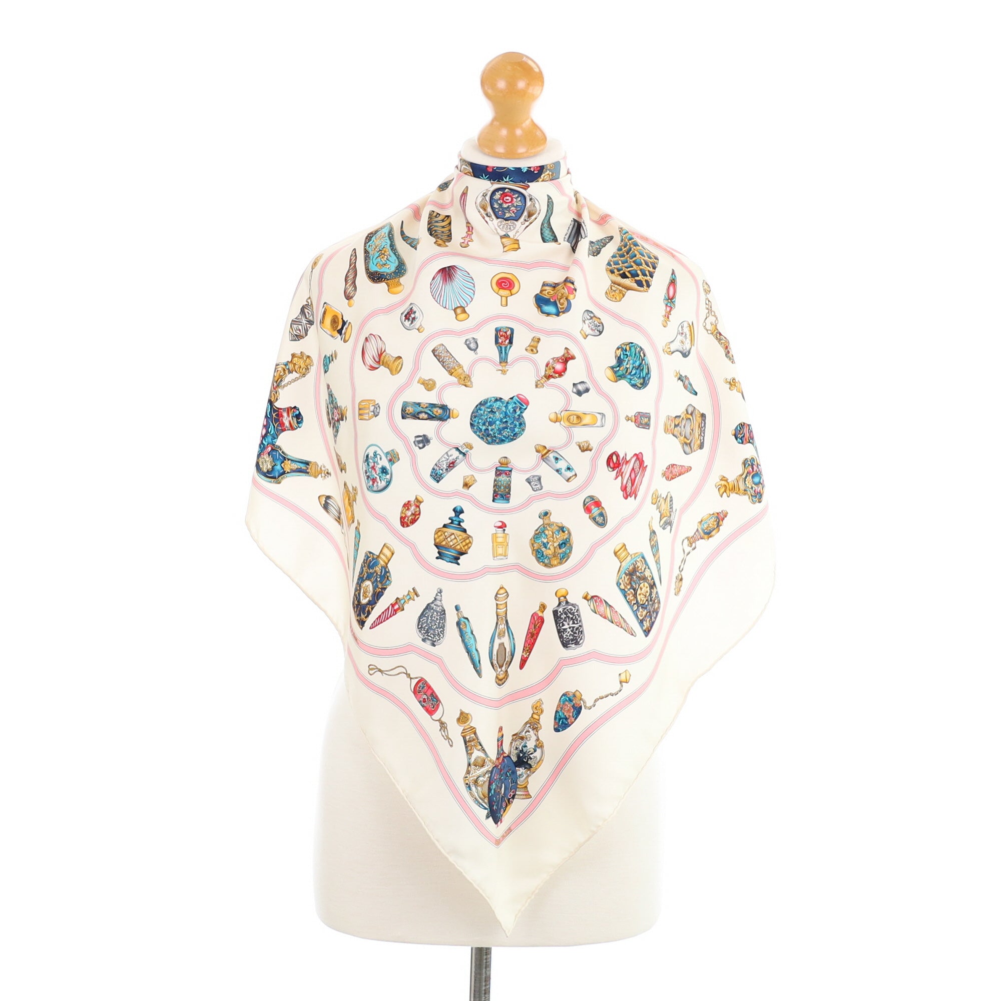 Hermès 70 Qu’importe Le Flacon Silk Scarf