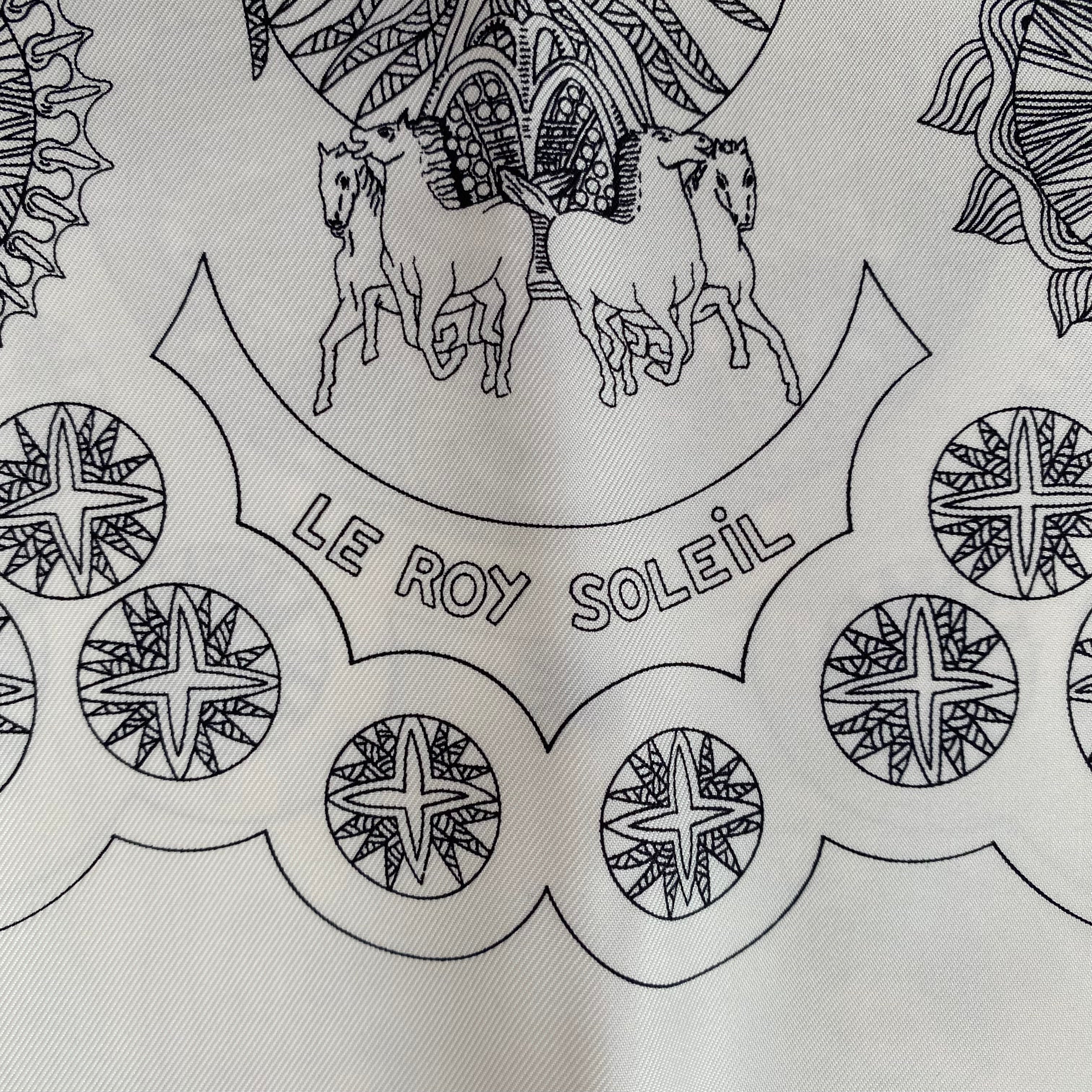 Hermès Le Roy Soleil Silk Scarf