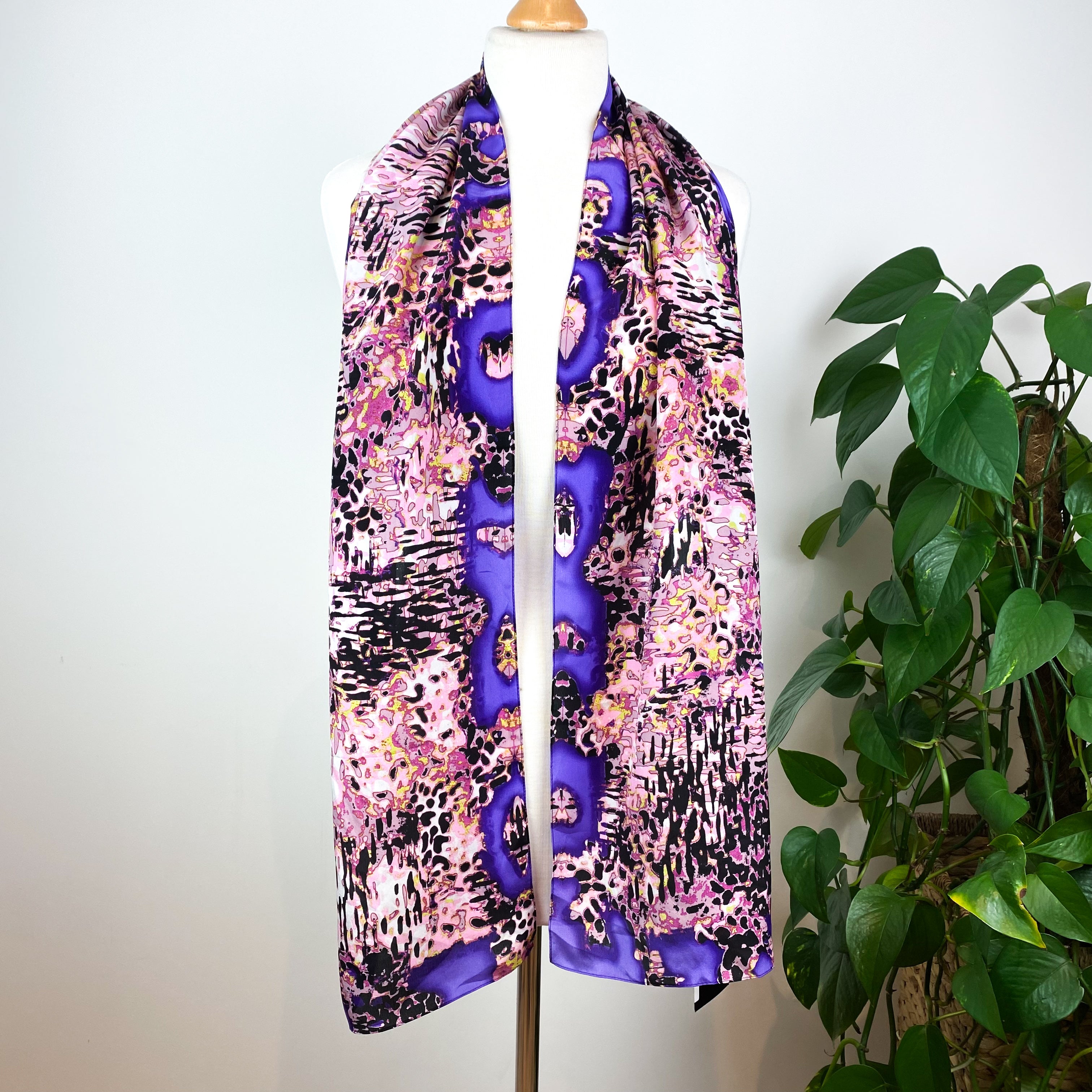 Brand New Long Cynthia Rowley Silk Scarf