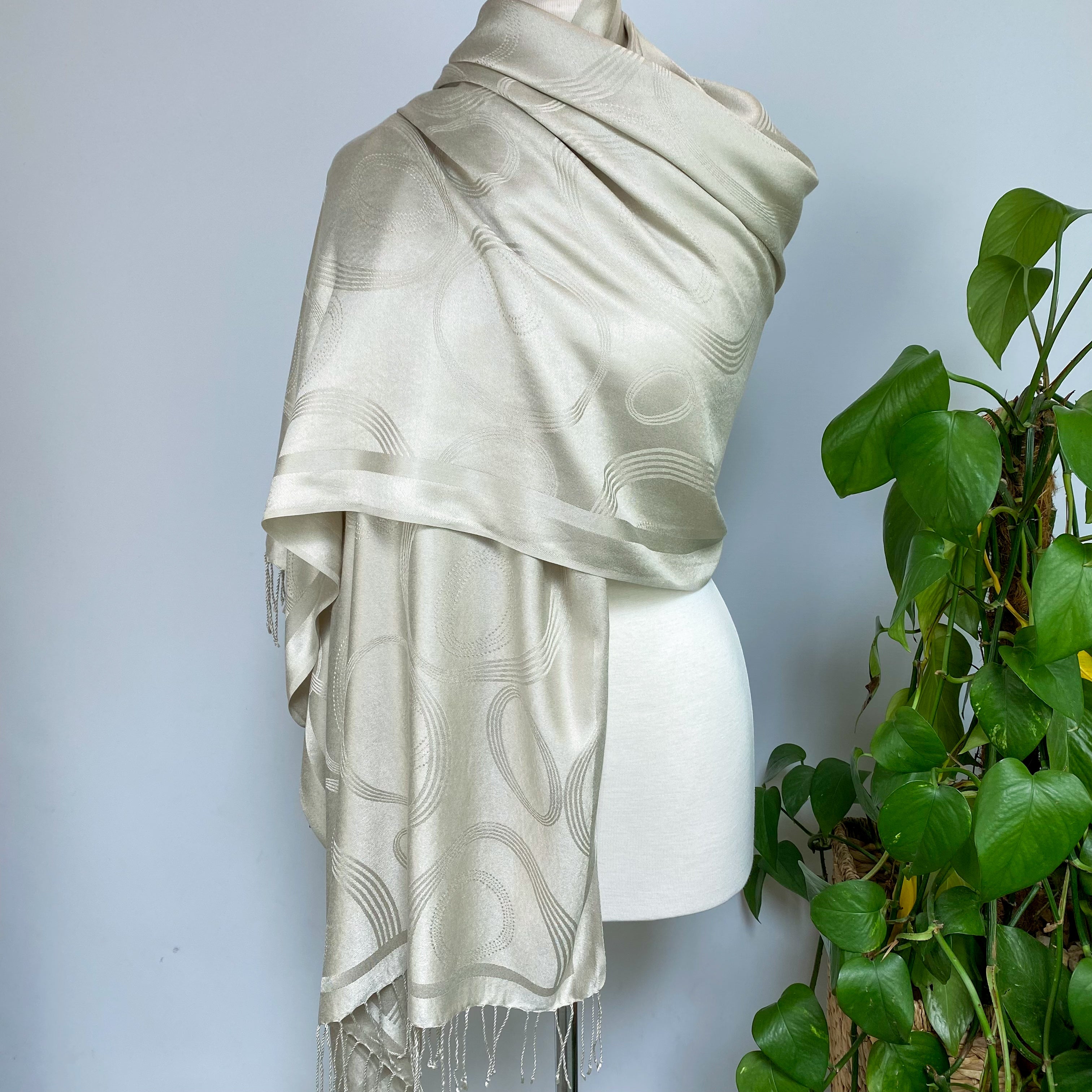 New Oroton Wrap Style Silk Scarf