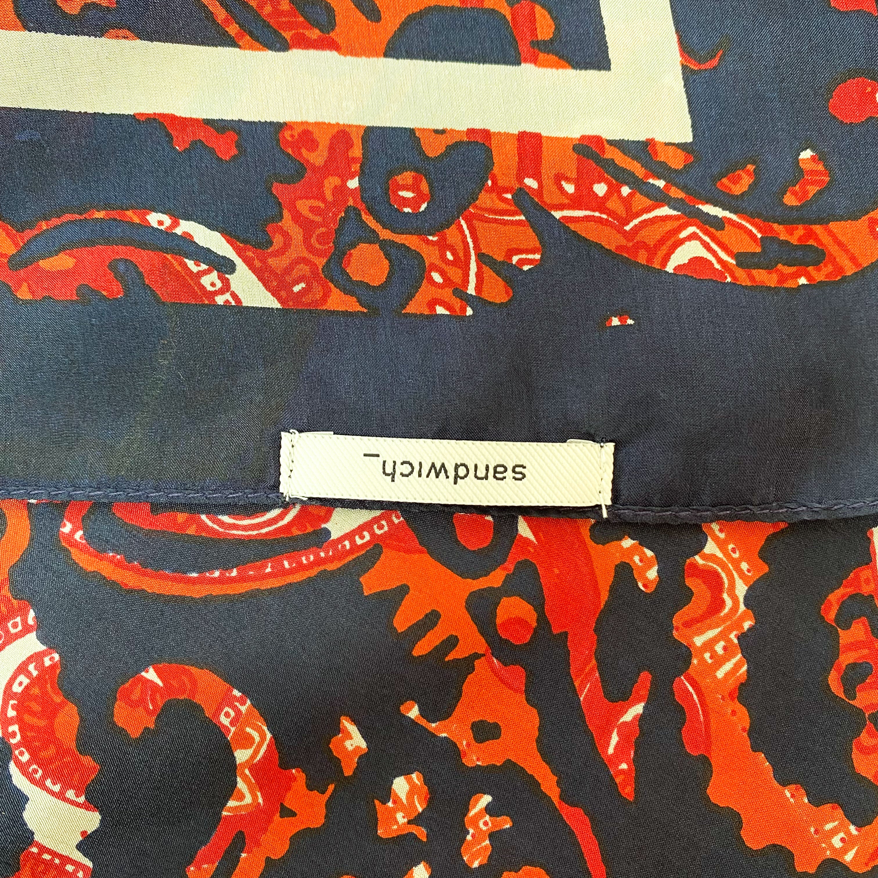 Modern Sandwich Silk Scarf