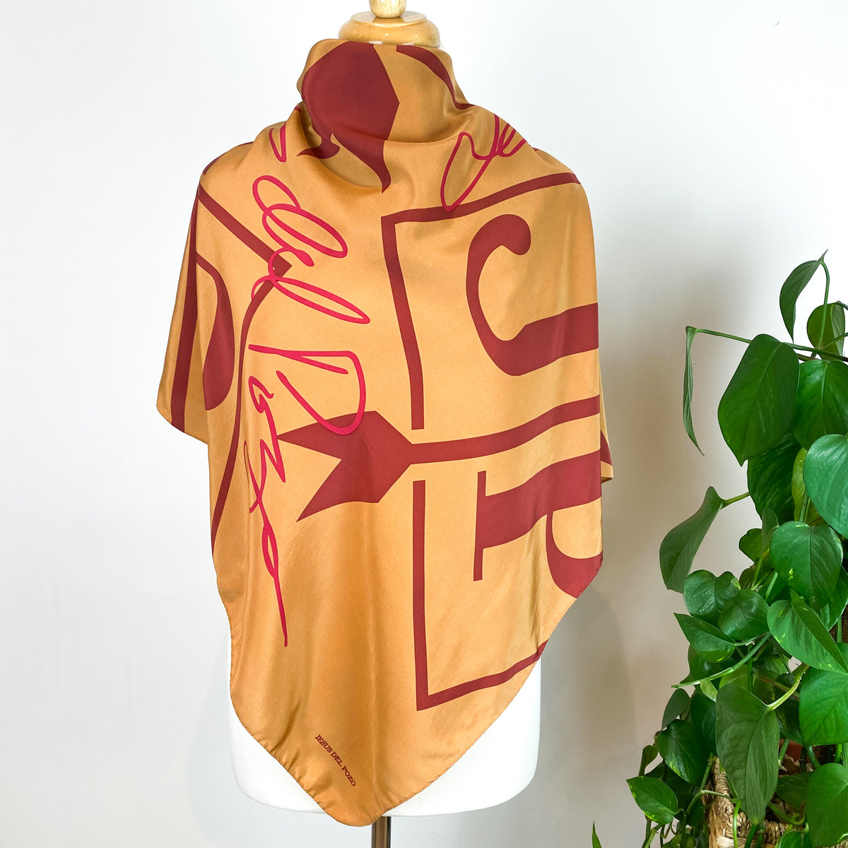 Jesus del Pozo Italian Silk Scarf