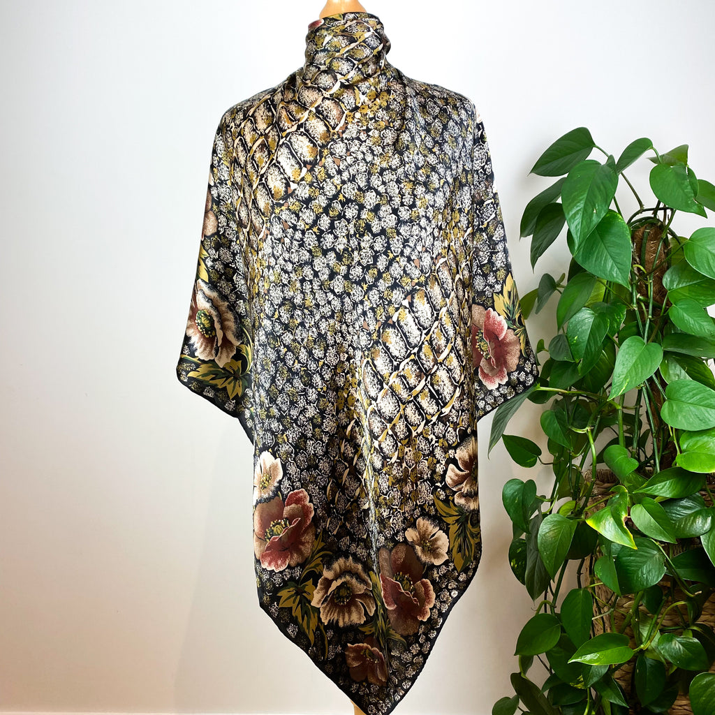 Ray Strauss Vintage Silk Scarf