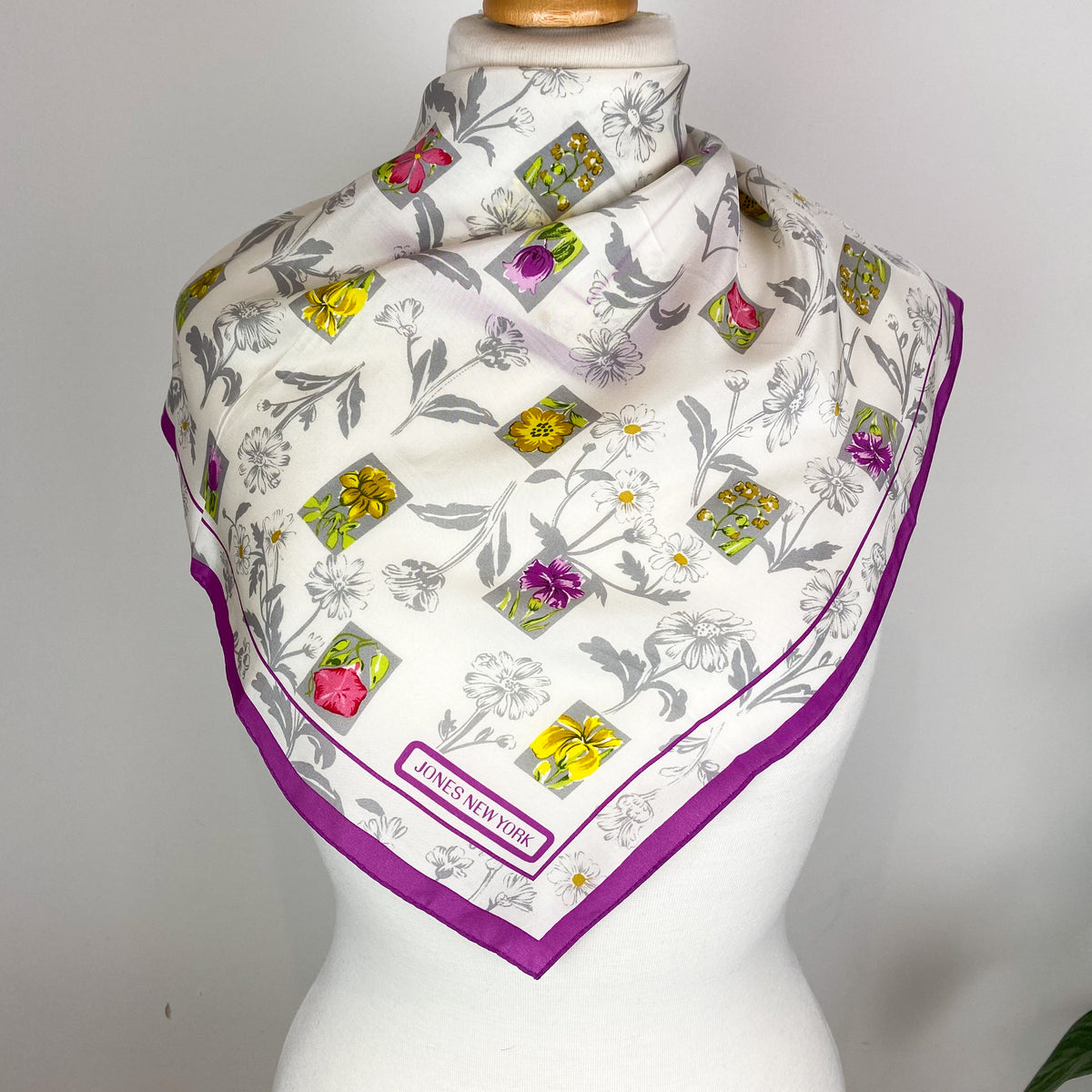 Jones of New York Small Silk Scarf