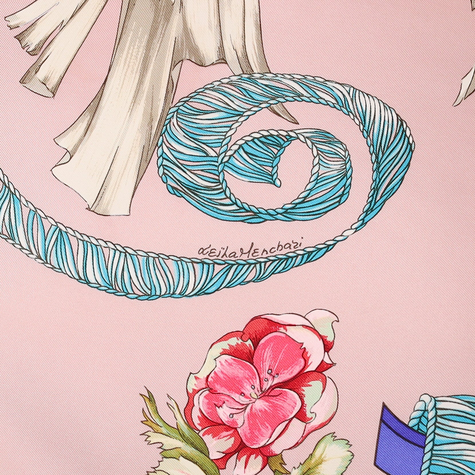 Hermès Regina Vintage Silk Scarf