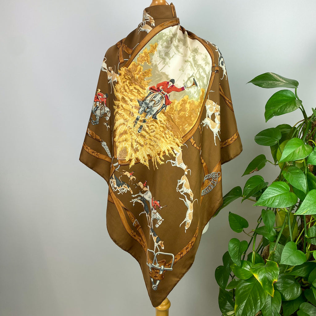 Hermès Le Bien Aller Silk Scarf