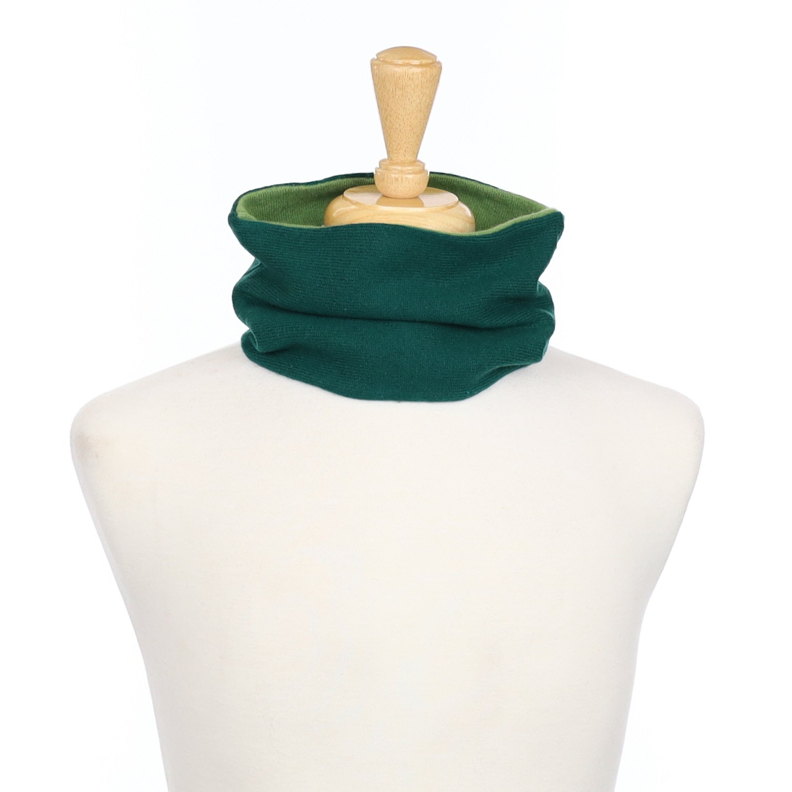 Shamrock and Apple Green Neck Warmer