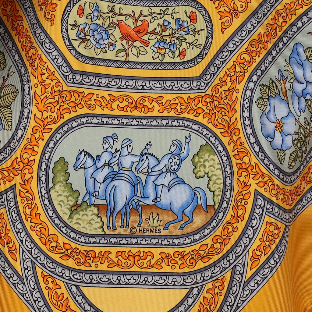 Hermès Qalamdan Silk Scarf