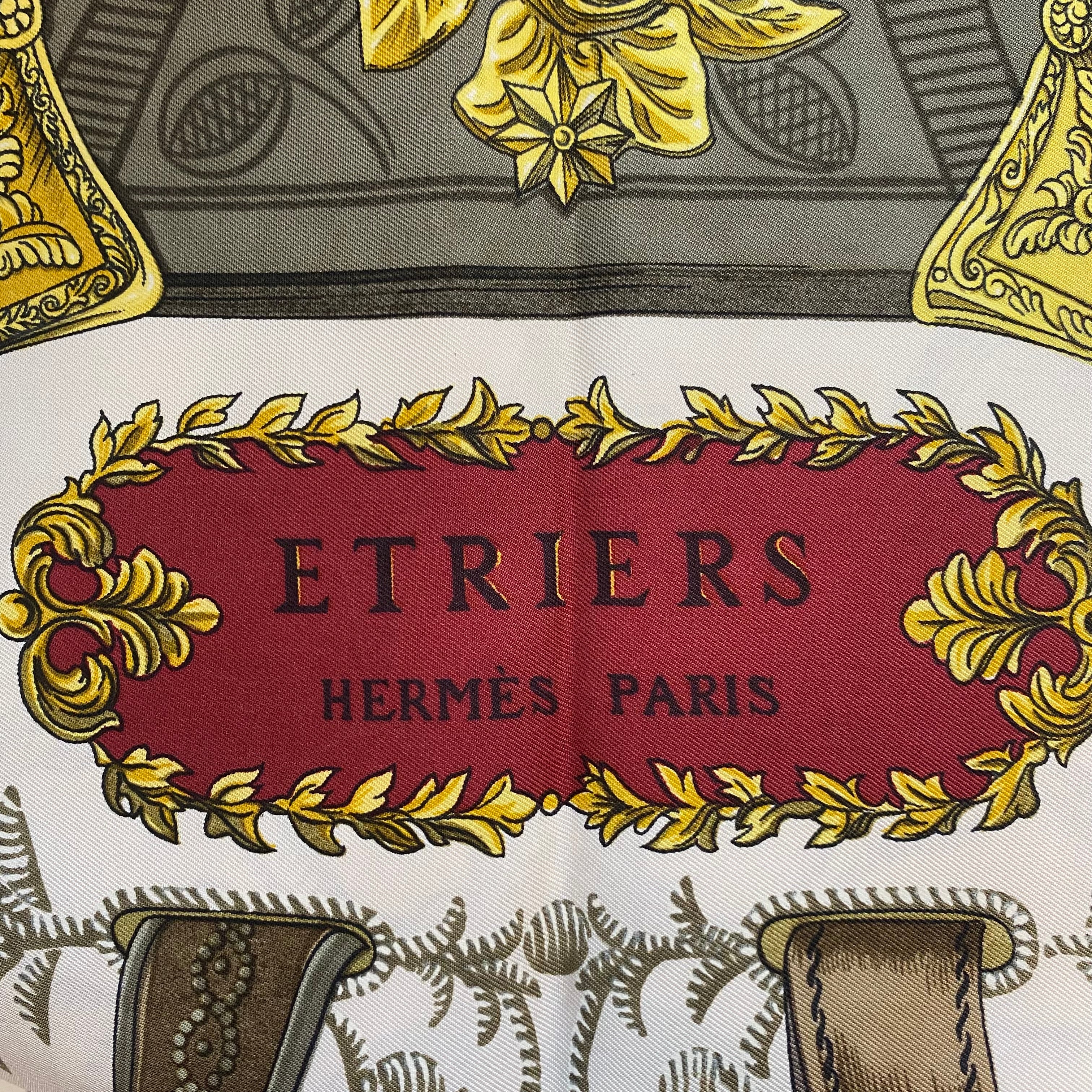 Hermès Etriers Silk Scarf