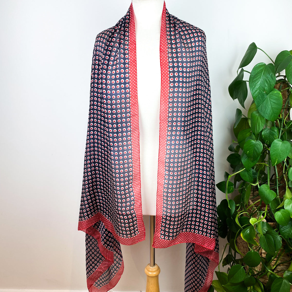 Modern Lightweight Wrap Style Silk Scarf