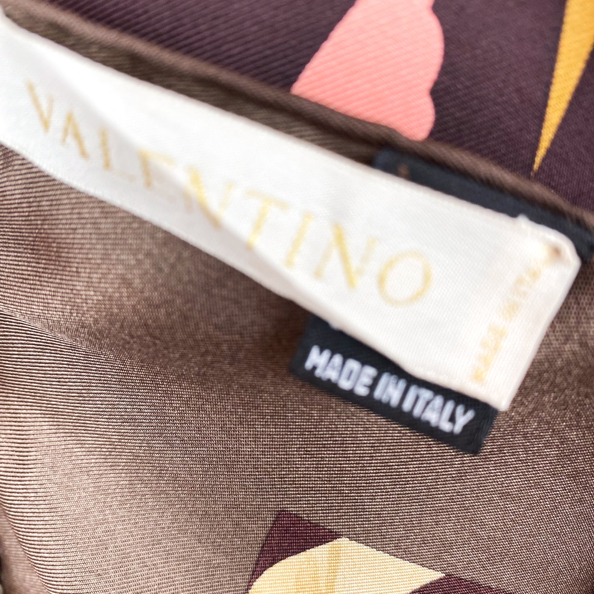 Valentino Floral Designer Silk Scarf