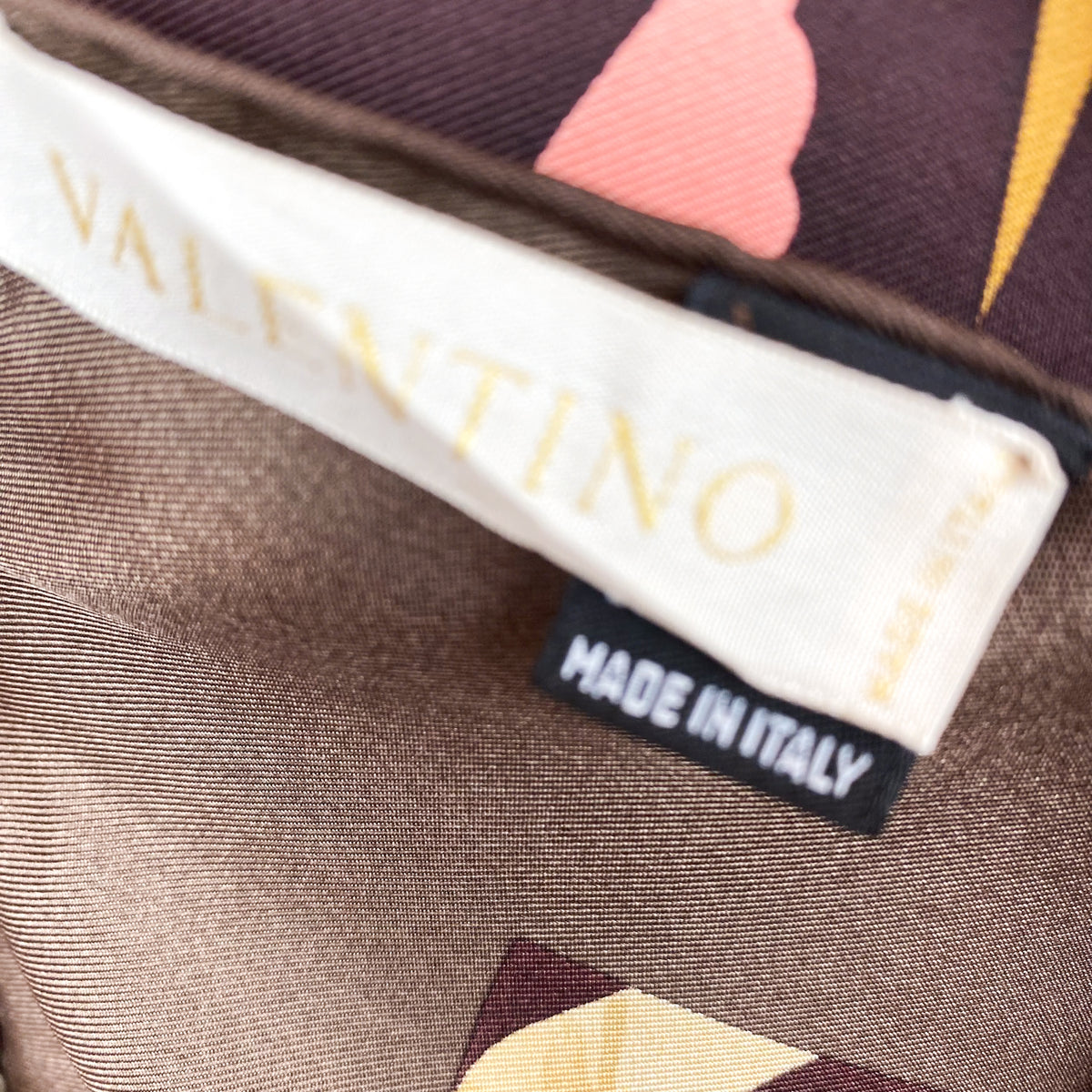 Valentino Floral Designer Silk Scarf