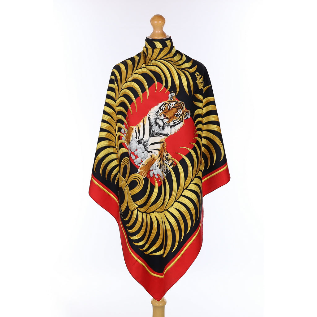 Hermès Tigre Royal Silk Scarf