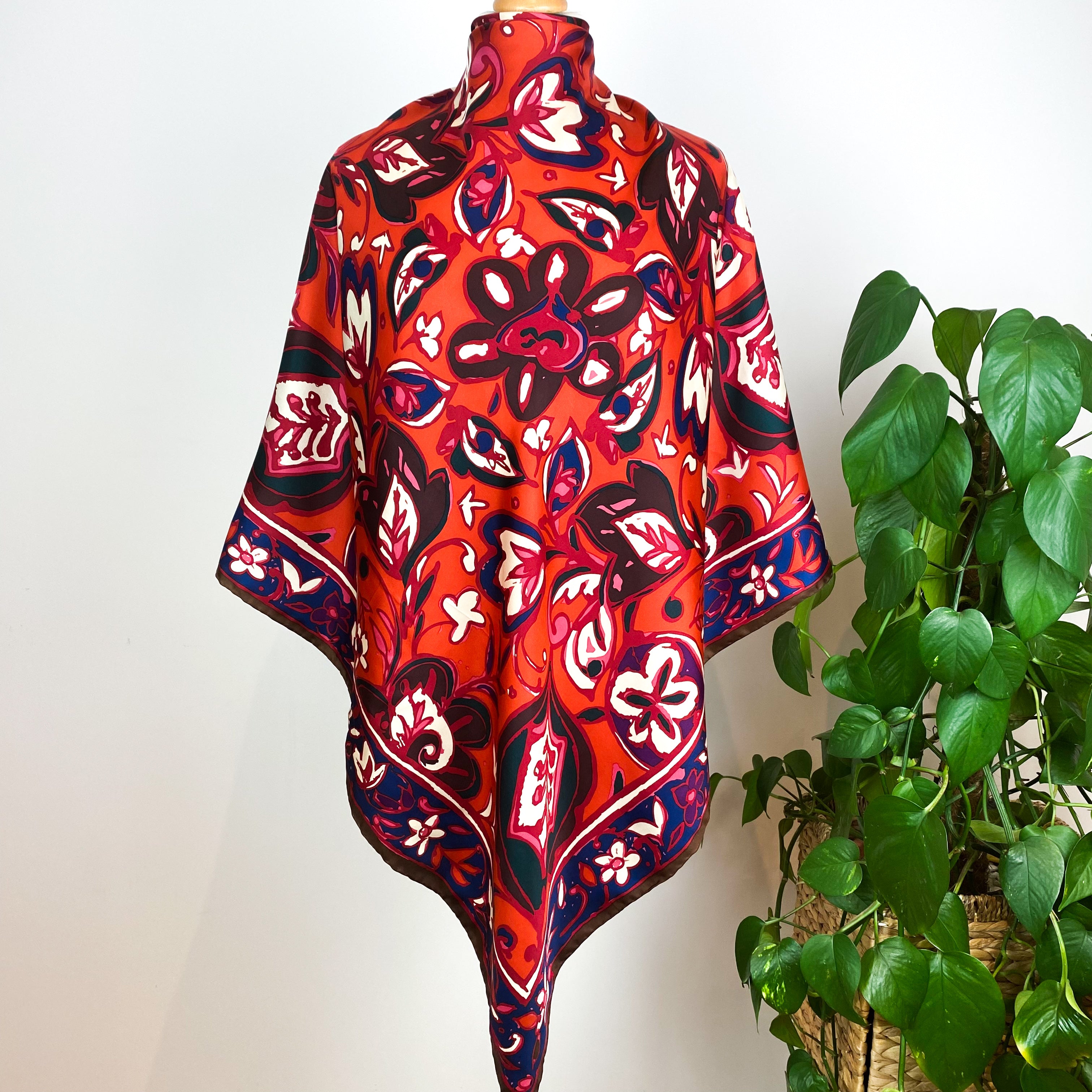 Stunning Richard Allan Silk Scarf
