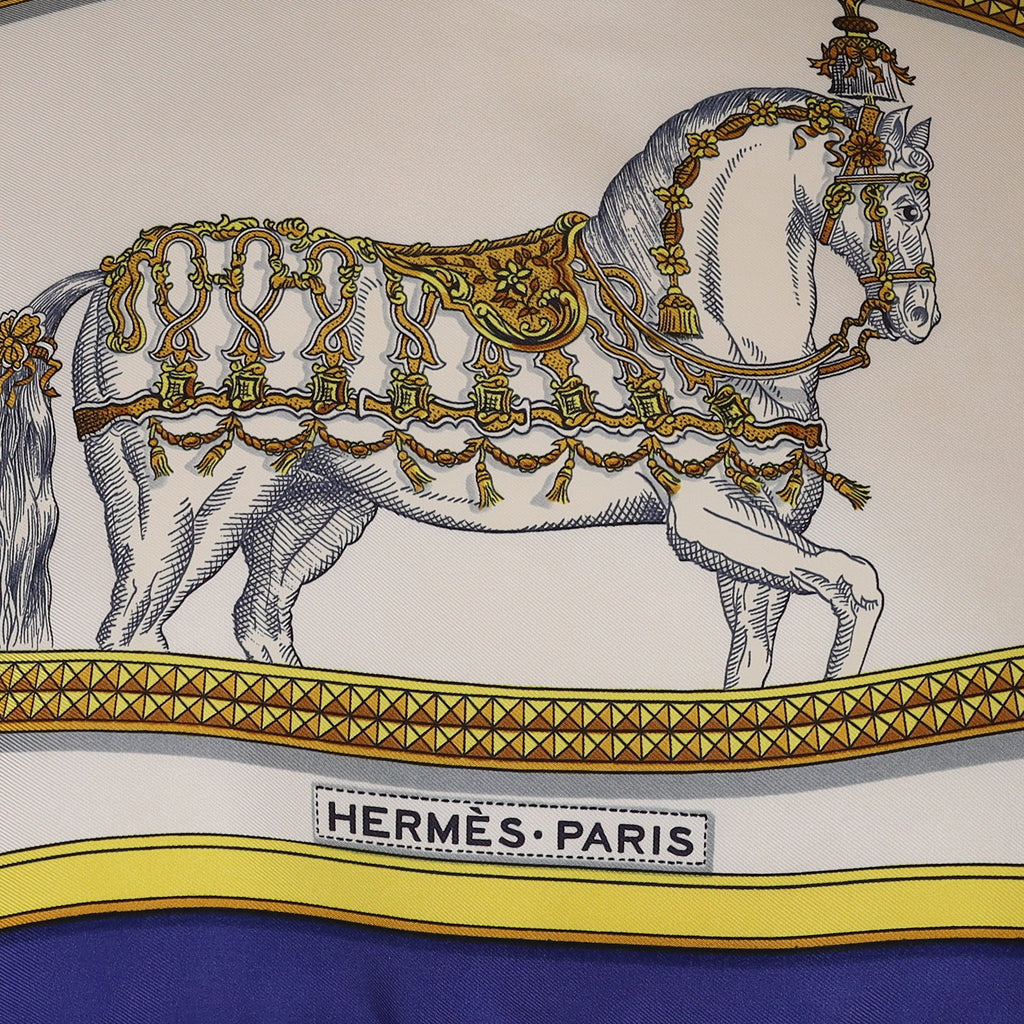 Hermès Grand Apparat Vintage Silk Scarf