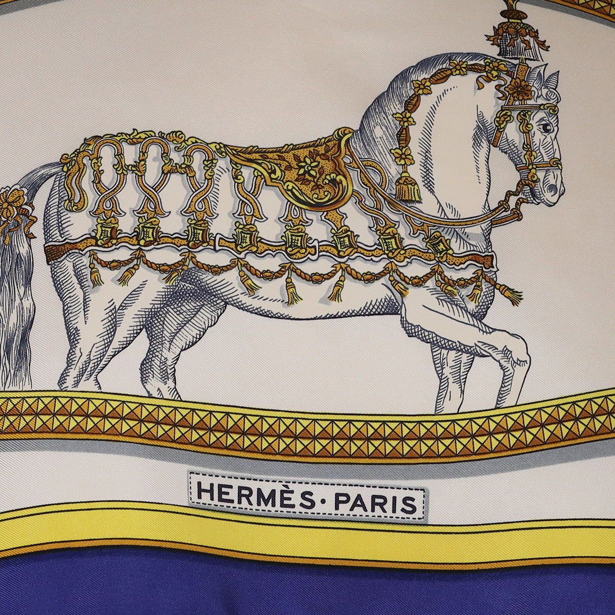 Hermès Grand Apparat Vintage Silk Scarf