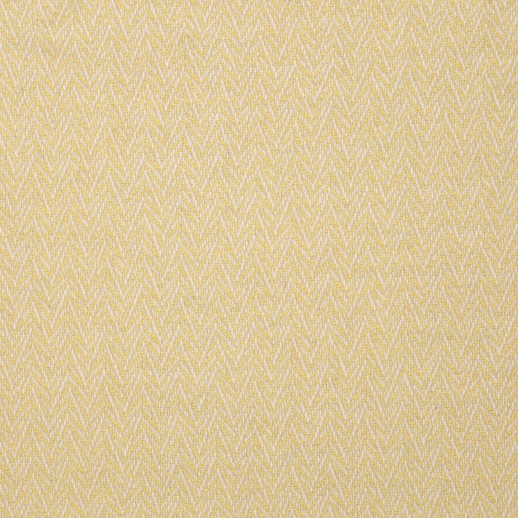 Brand New English Primrose Yellow Patterned Luxury Woven Cashmere Cot Baby Blanket