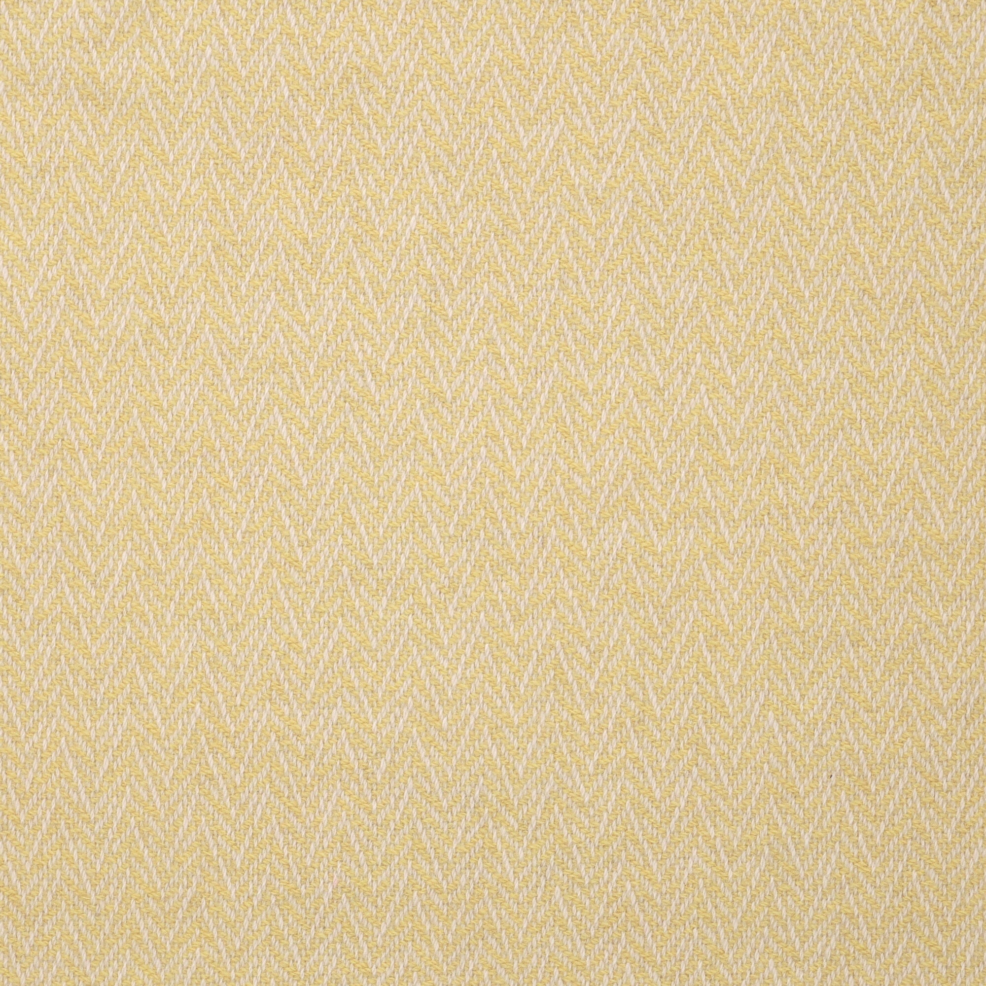 Brand New English Custard Yellow Patterned Luxury Woven Cashmere Cot Blanket