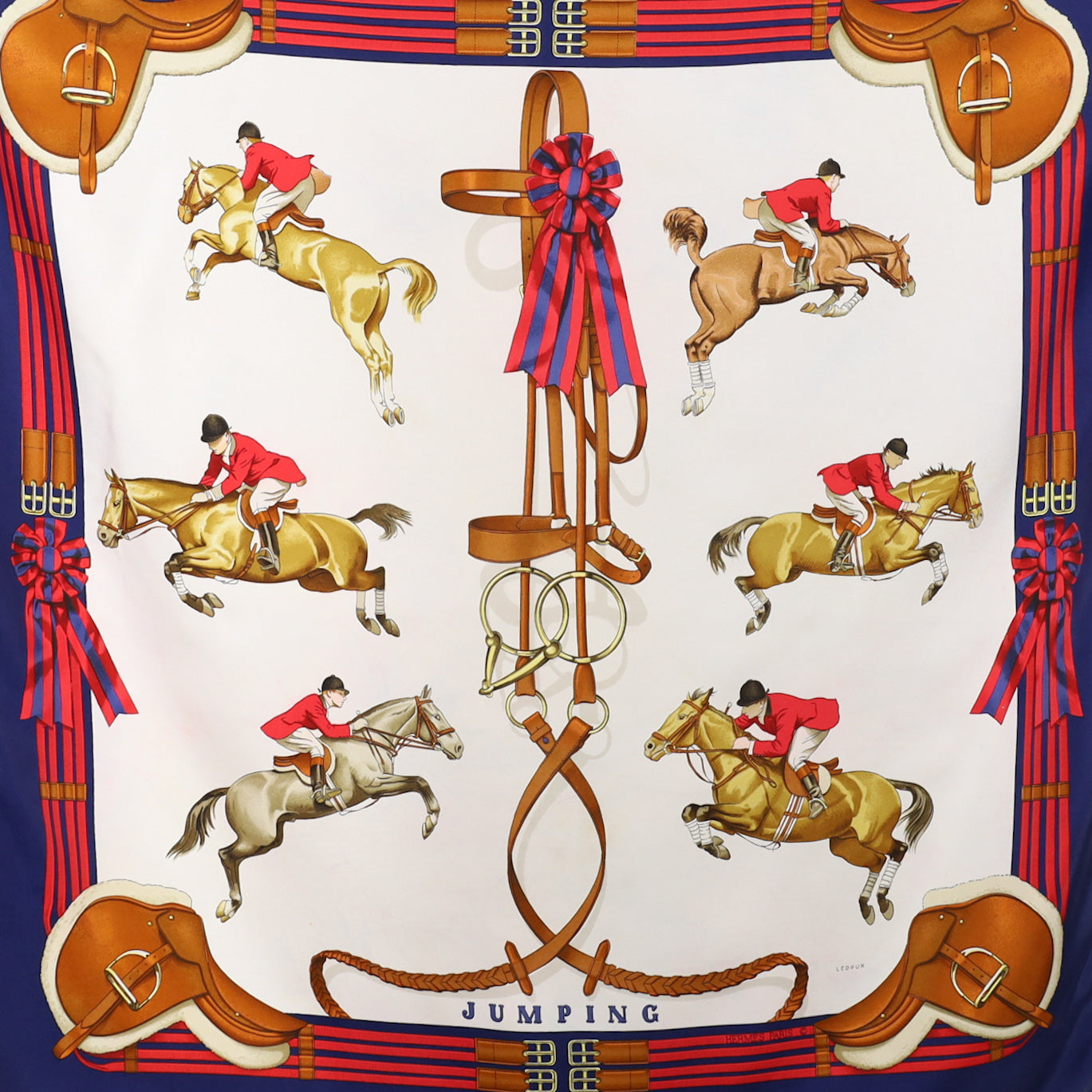 Hermès Jumping Silk Scarf