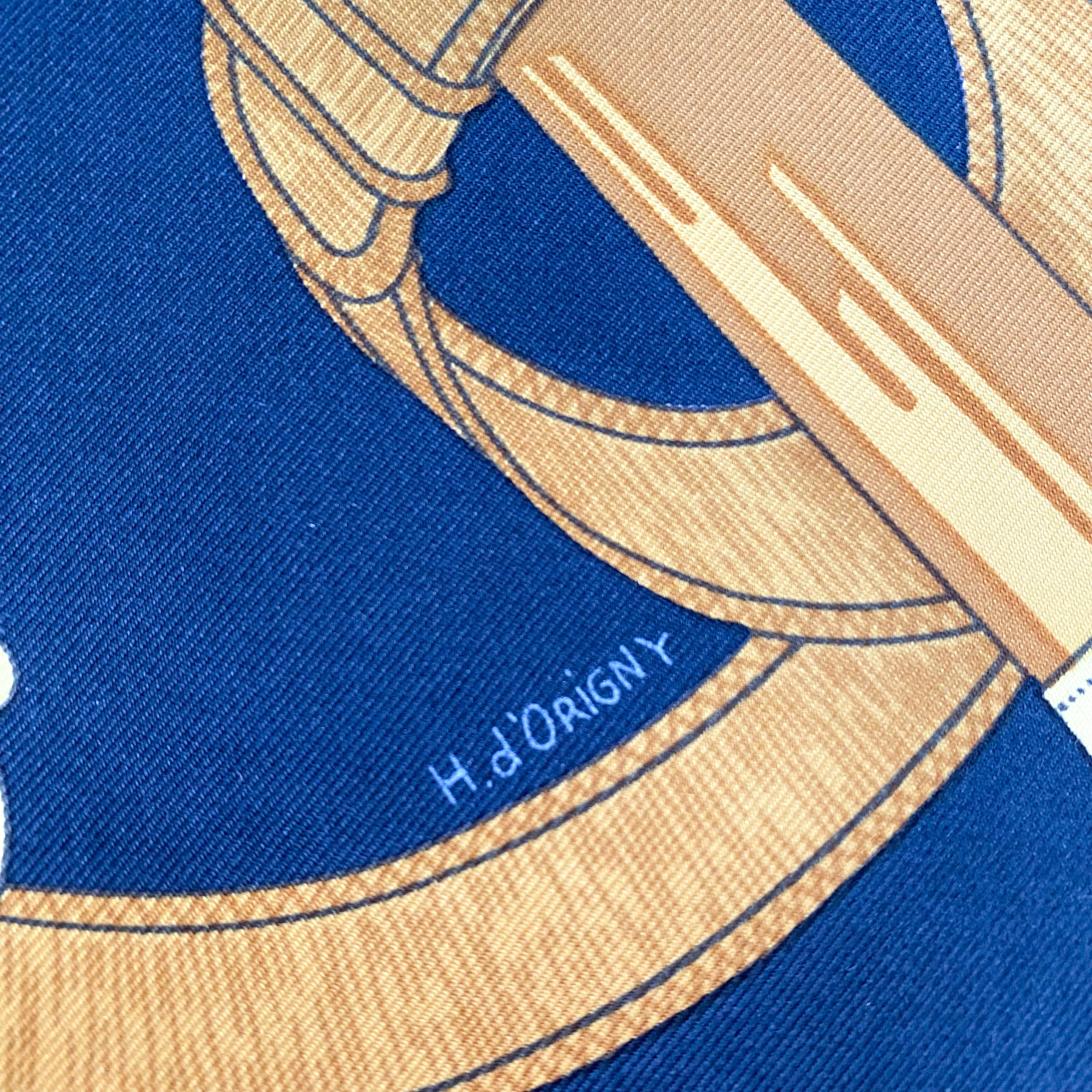 Boxed Eperon D’Or Hermés Silk Scarf