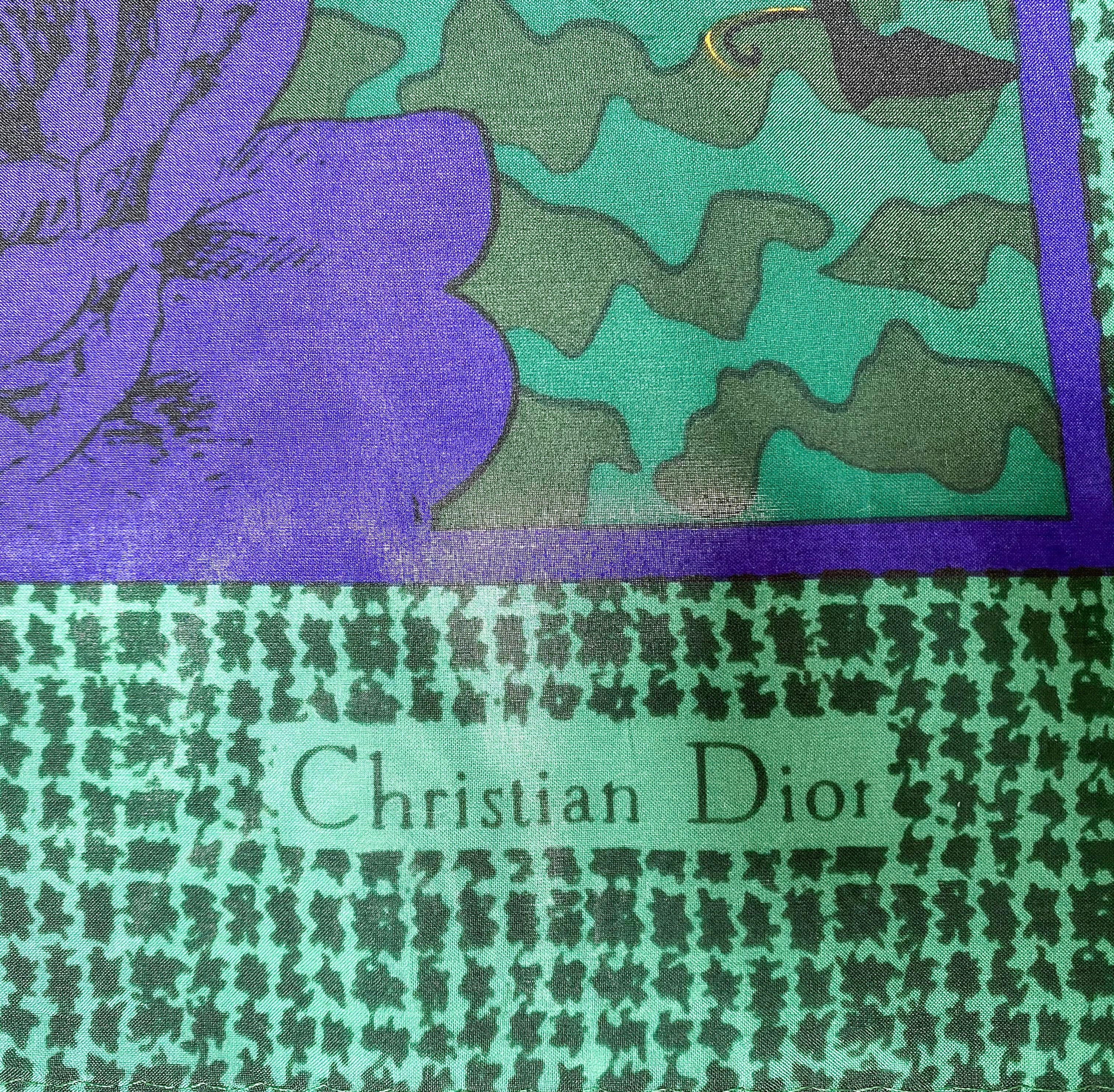 Christian Dior Silk Scarf