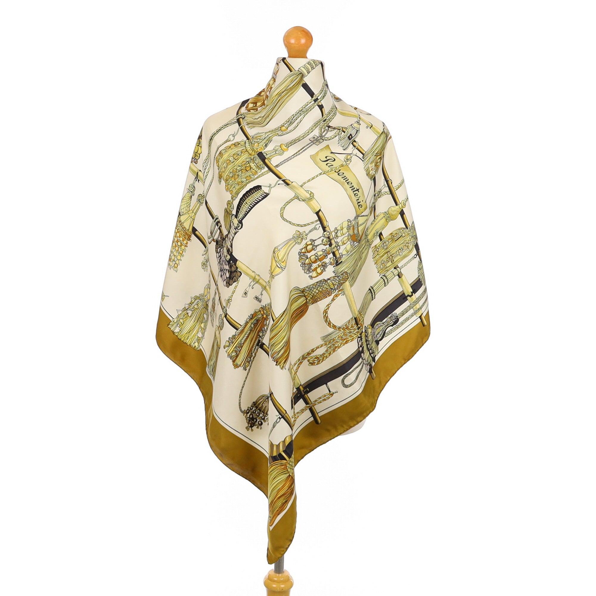 Hermès Passementeri 1960 Vintage Silk Scarf