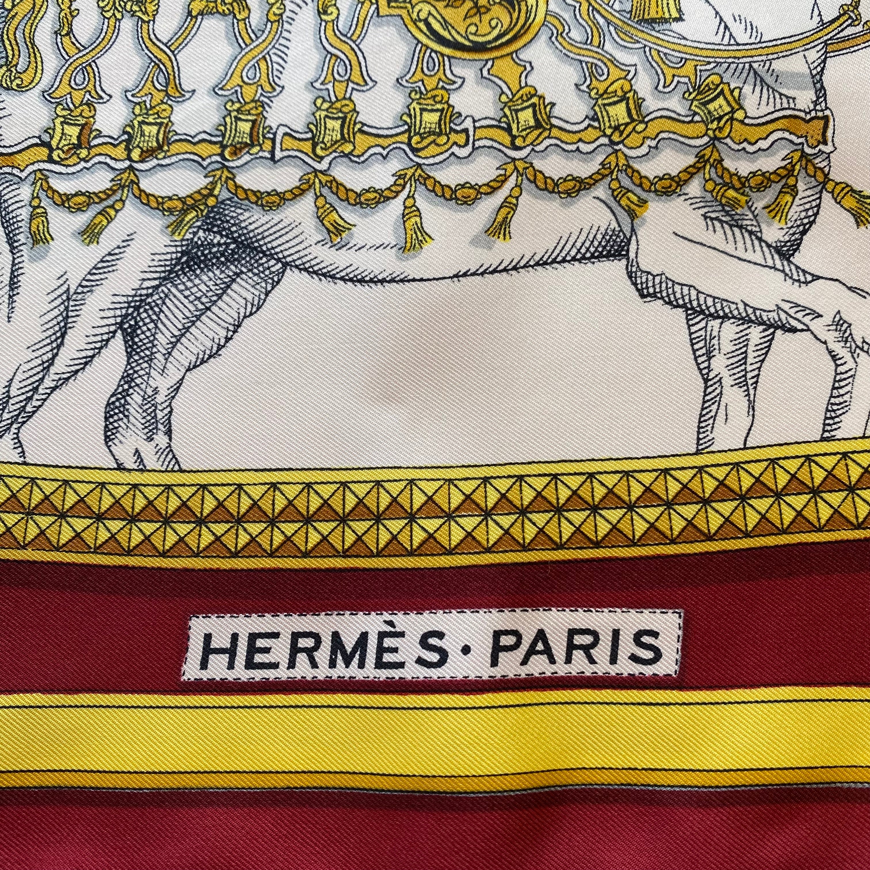 Hermès Grand Apparat Silk Scarf