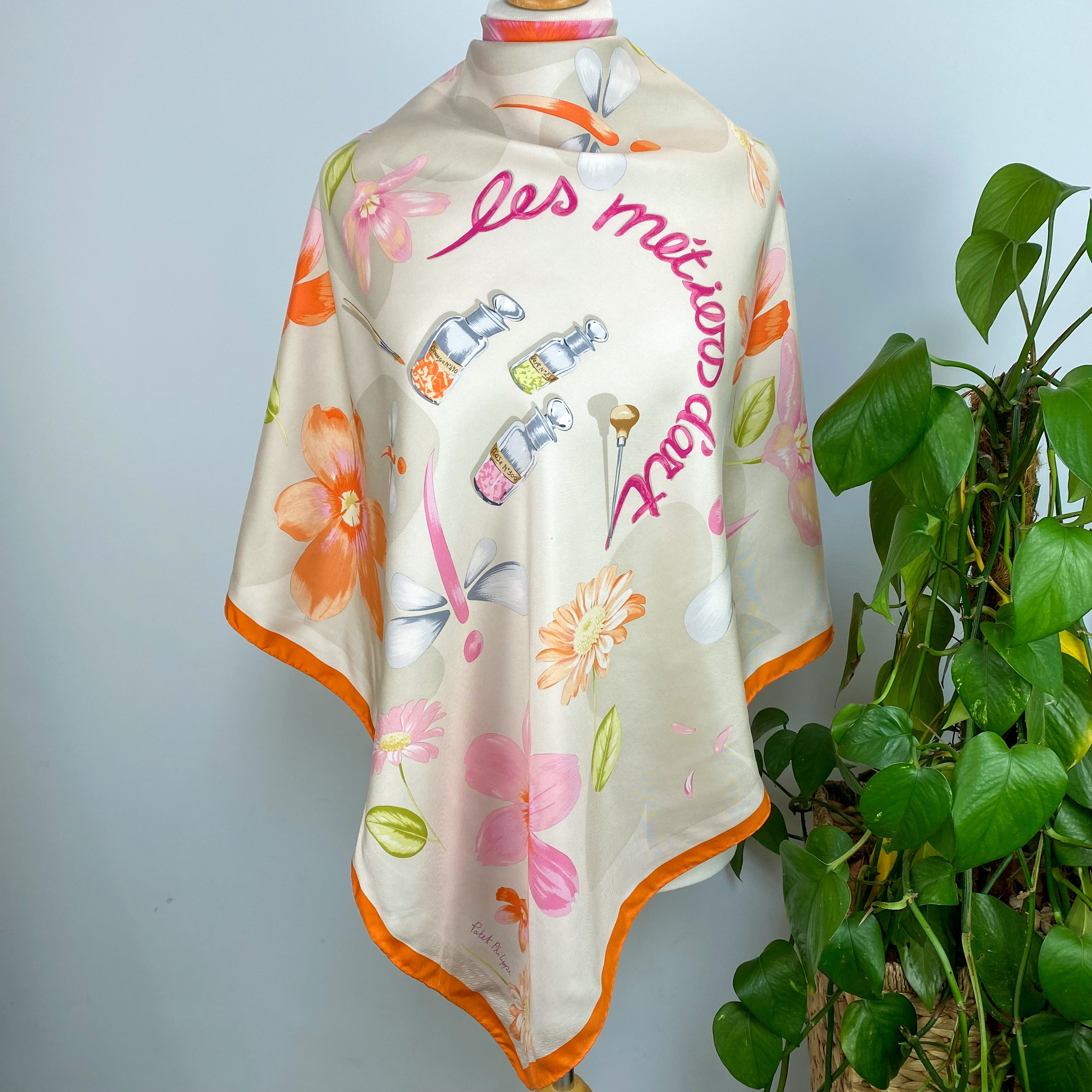 Patek Philippe Floral Silk Scarf