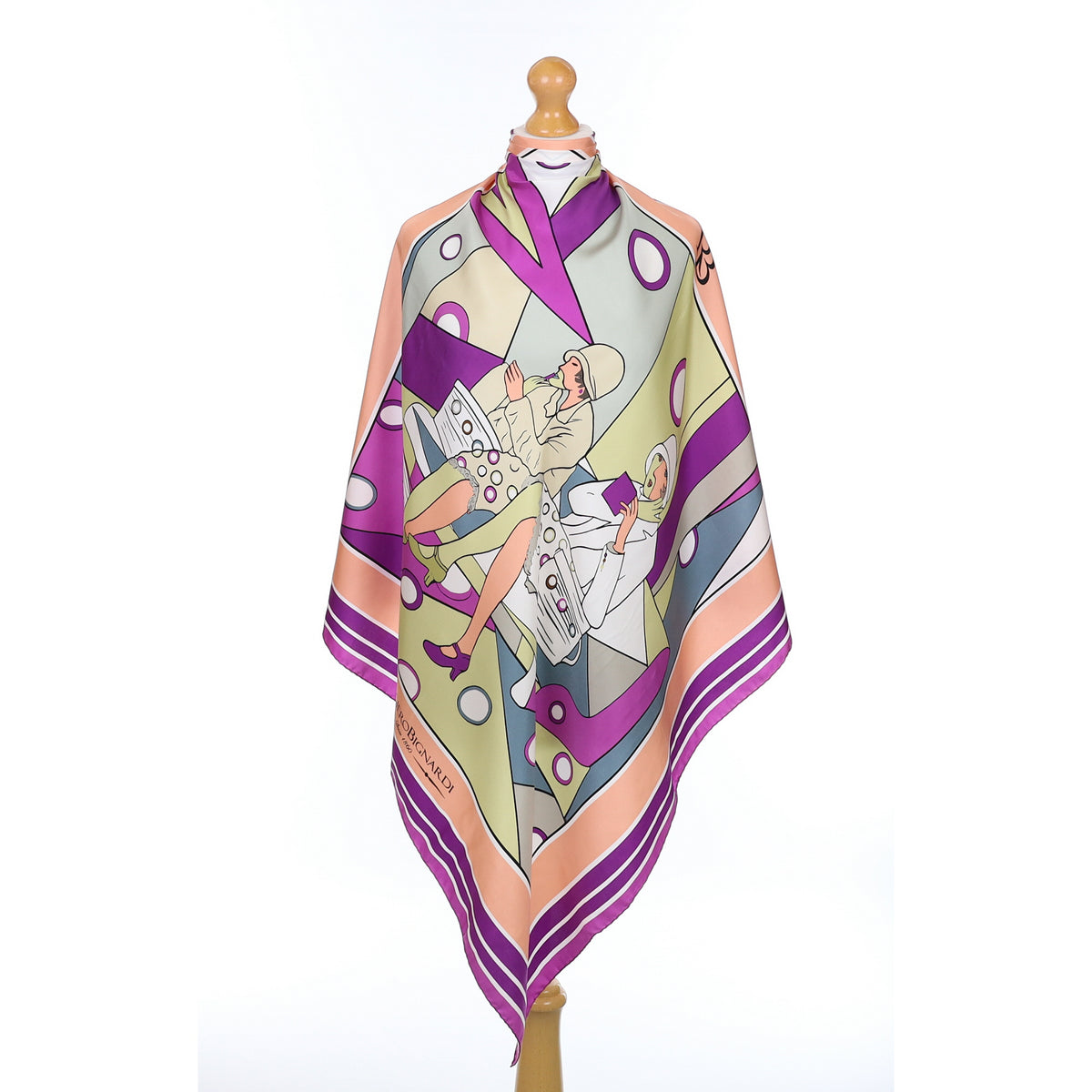 Ruggiero Bignardi Ladies Sitting Silk Scarf