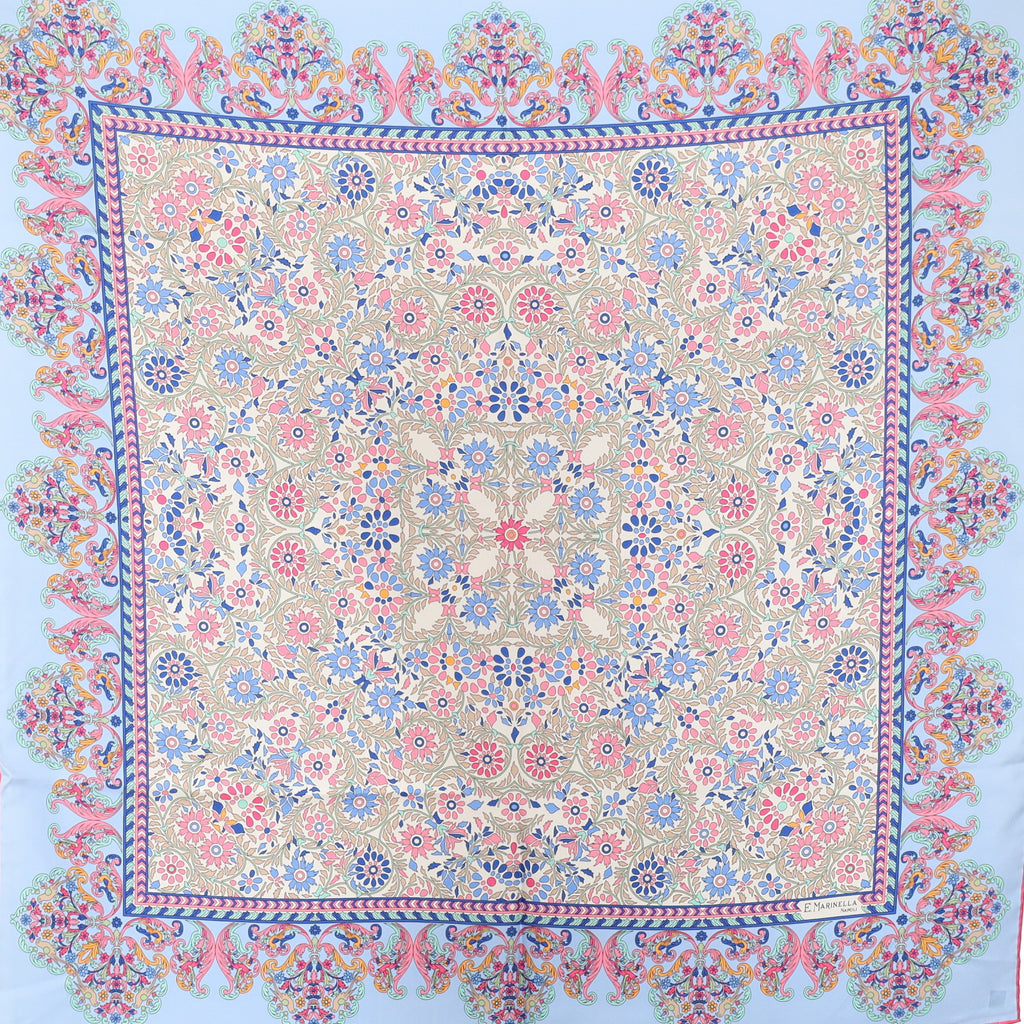 Brand New E.Marinella Designer Silk Scarf