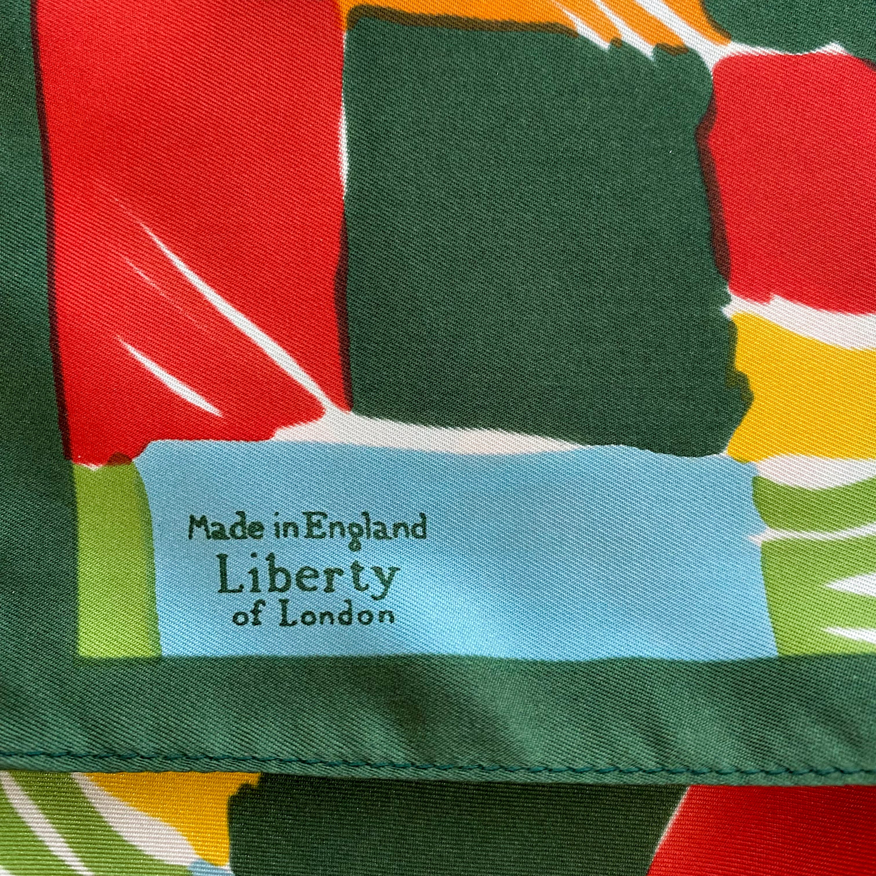 1970’s Immaculate Liberty Multicoloured Long Silk Scarf