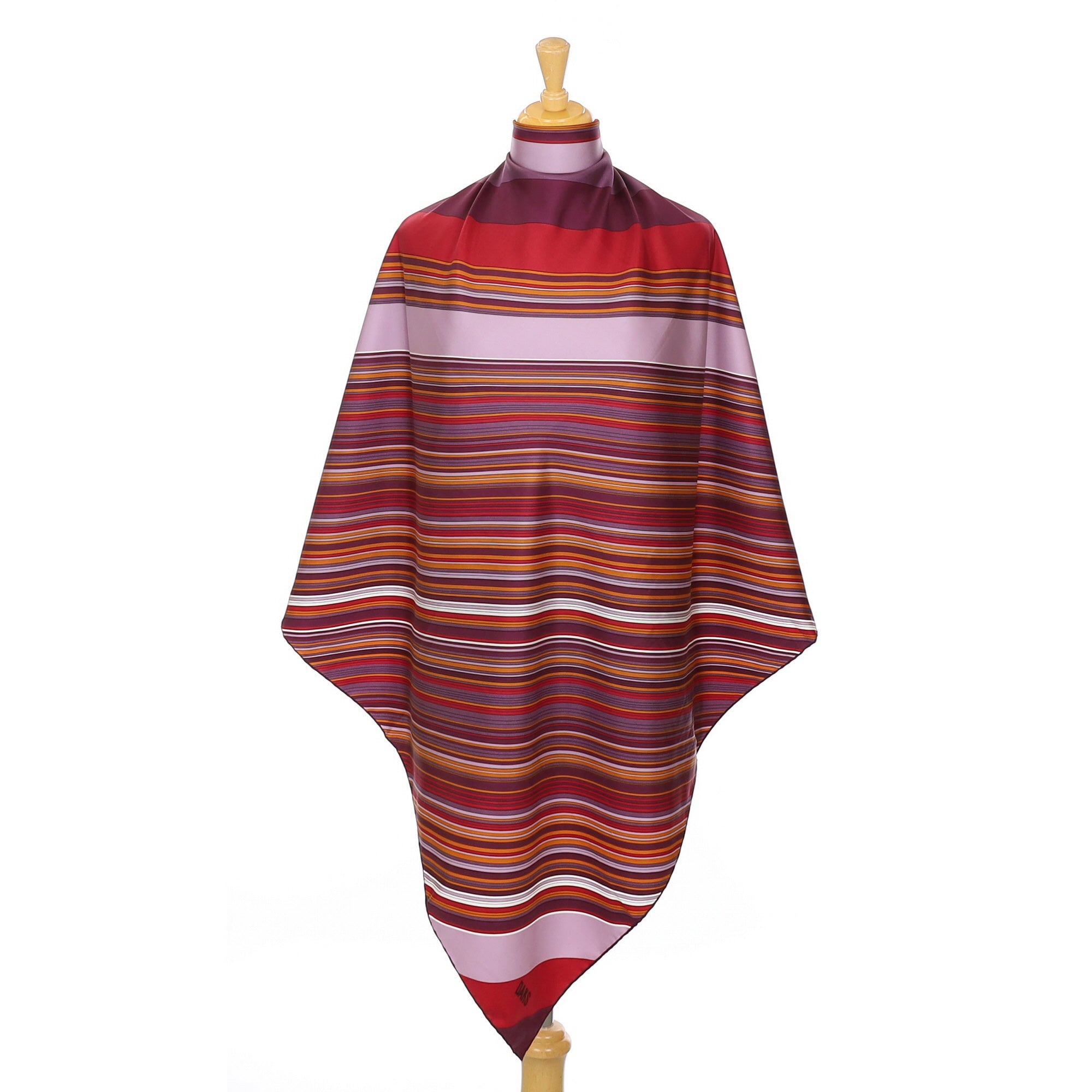 Immaculate Daks Striped Silk Scarf