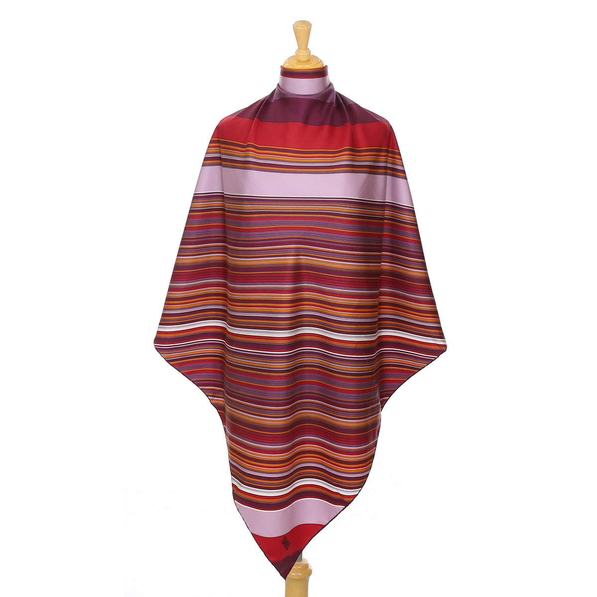 Immaculate Daks Striped Silk Scarf
