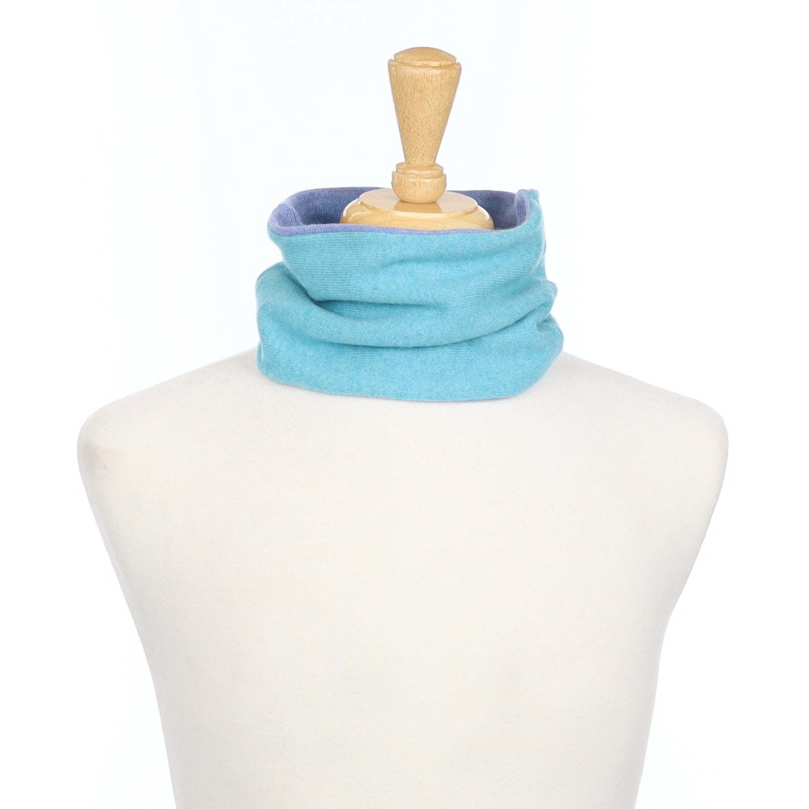 Aqua and Sky Blue Neck Warmer