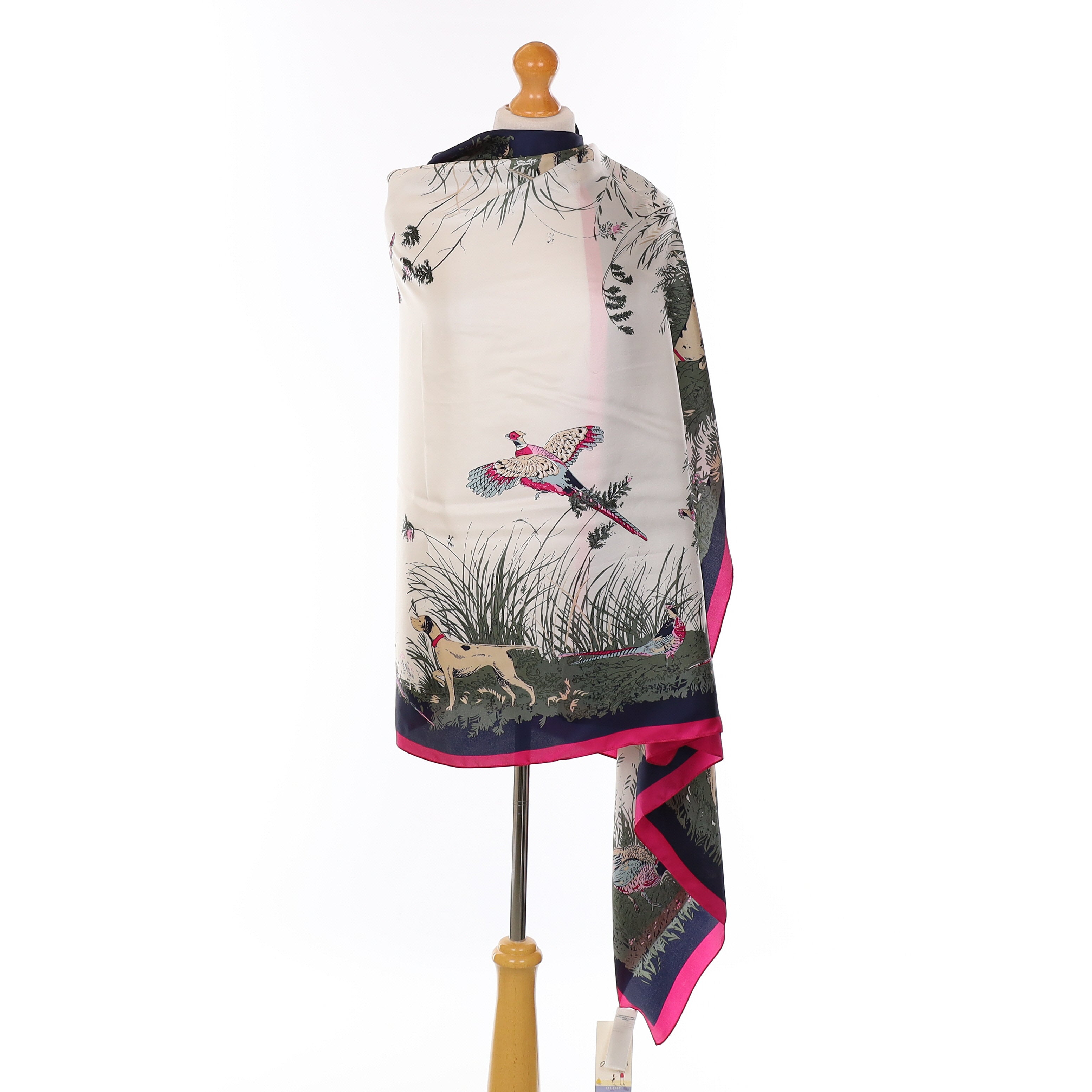 Brand New Joules Country Style Silk Scarf