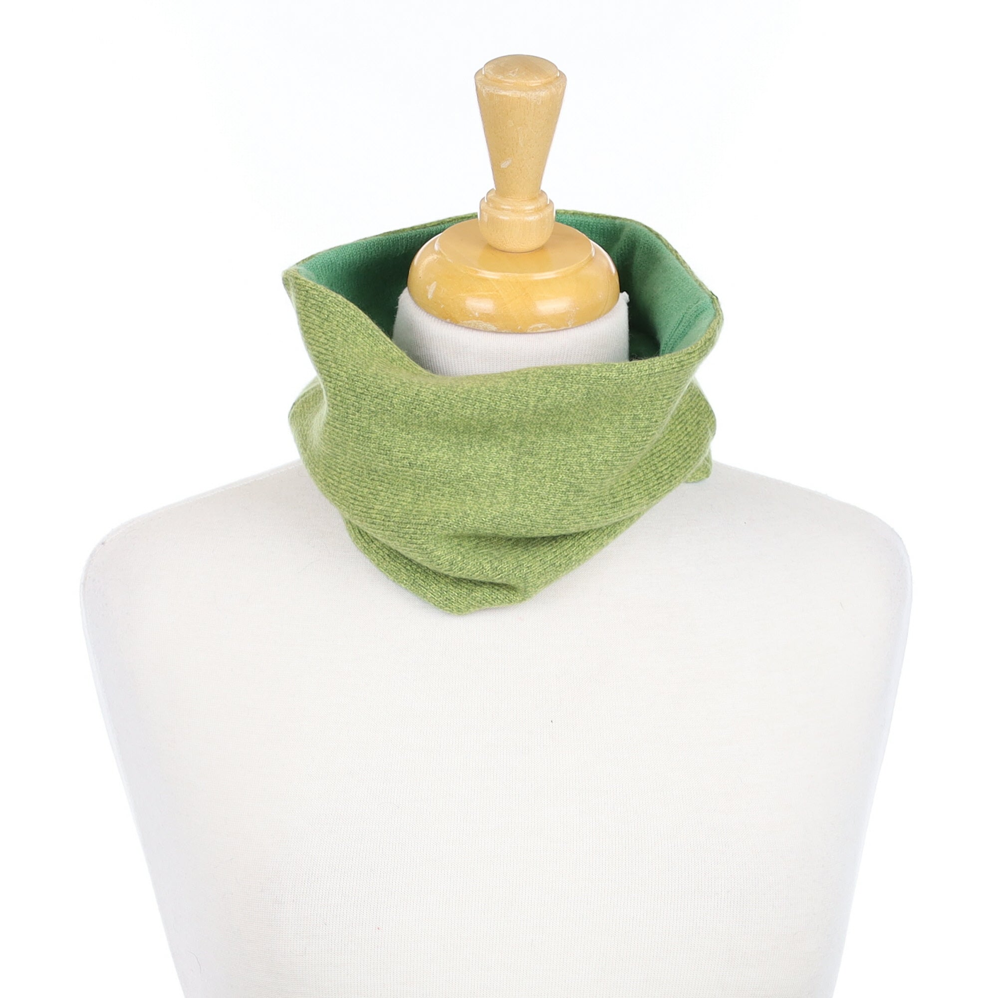 Moss Marl and Jade Green Neck Warmer