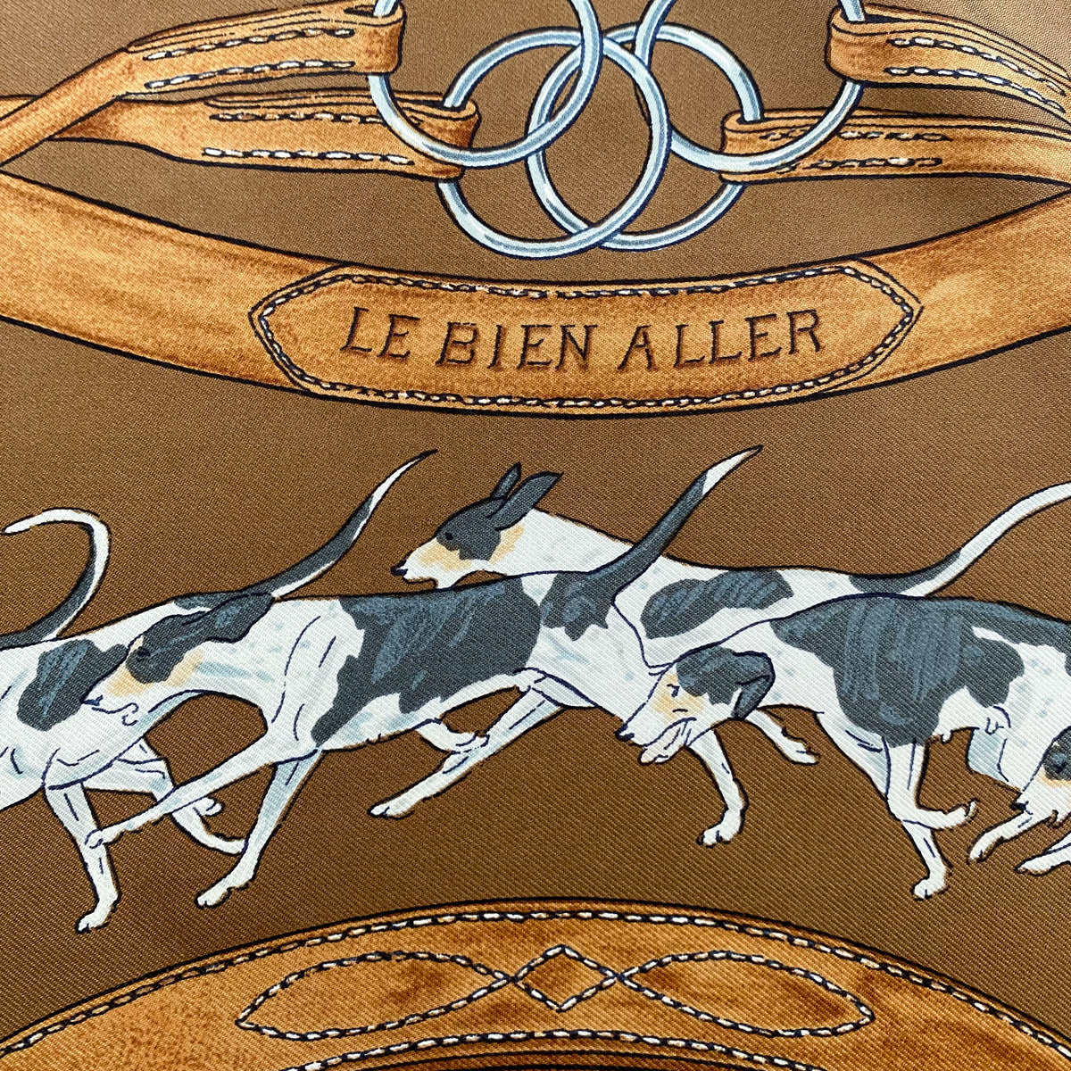 Hermès Le Bien Aller Silk Scarf