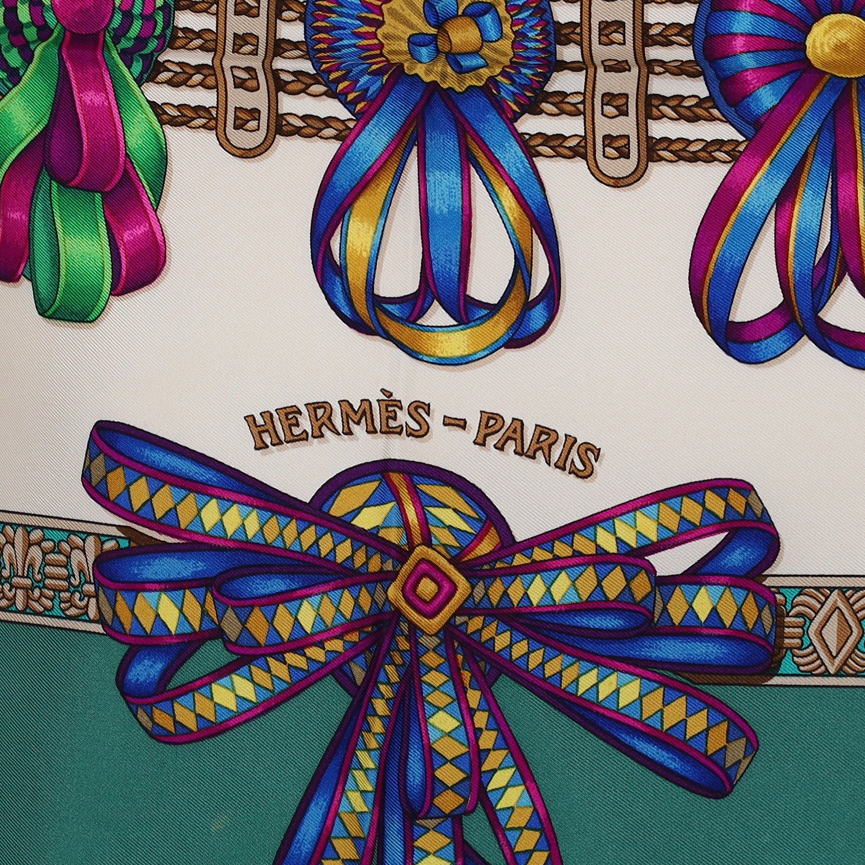 Hermès Les Rubans du Cheval Silk Scarf