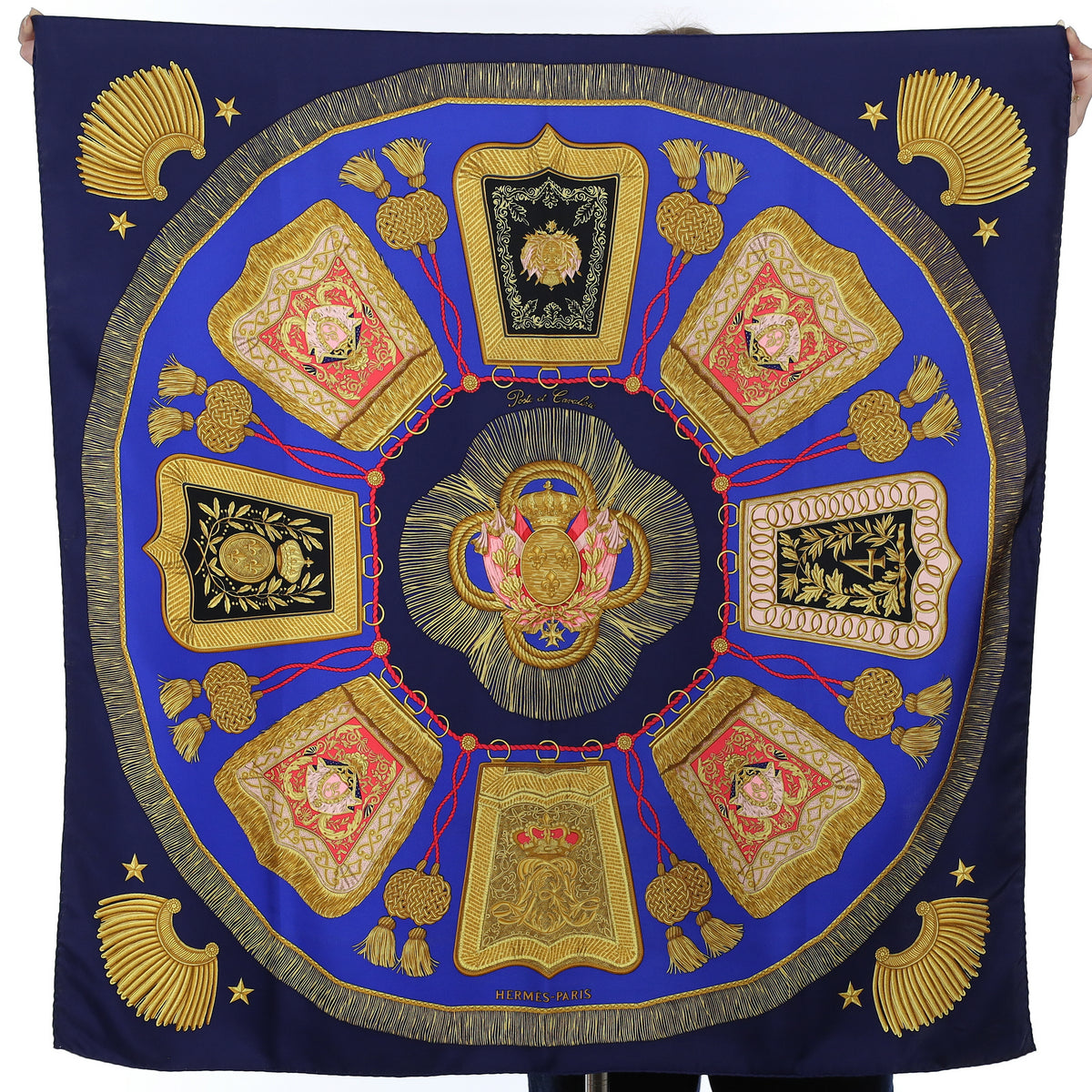 Hermès Poste Et Cavalerie Silk Scarf