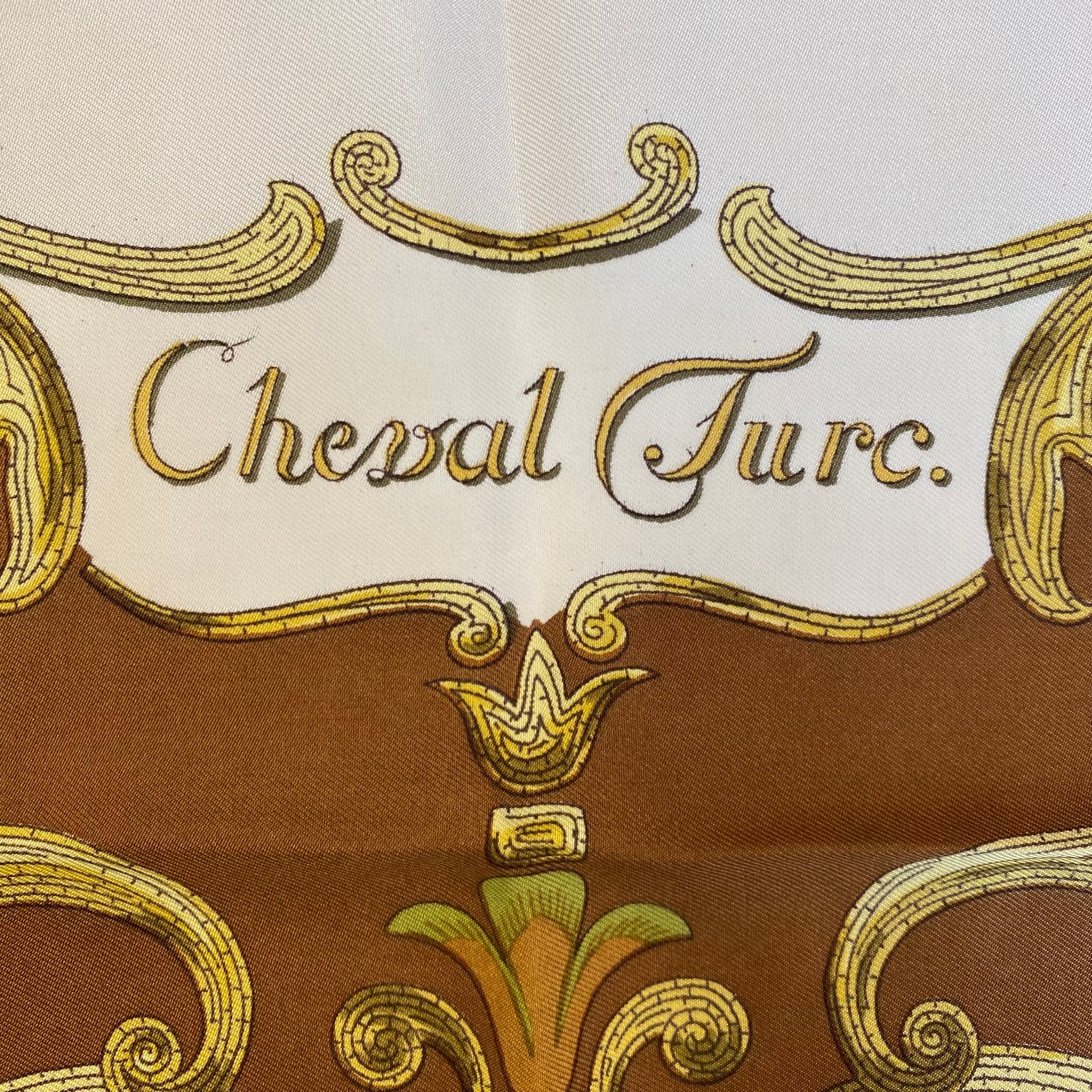 Hermès Cheval Turc Silk Scarf