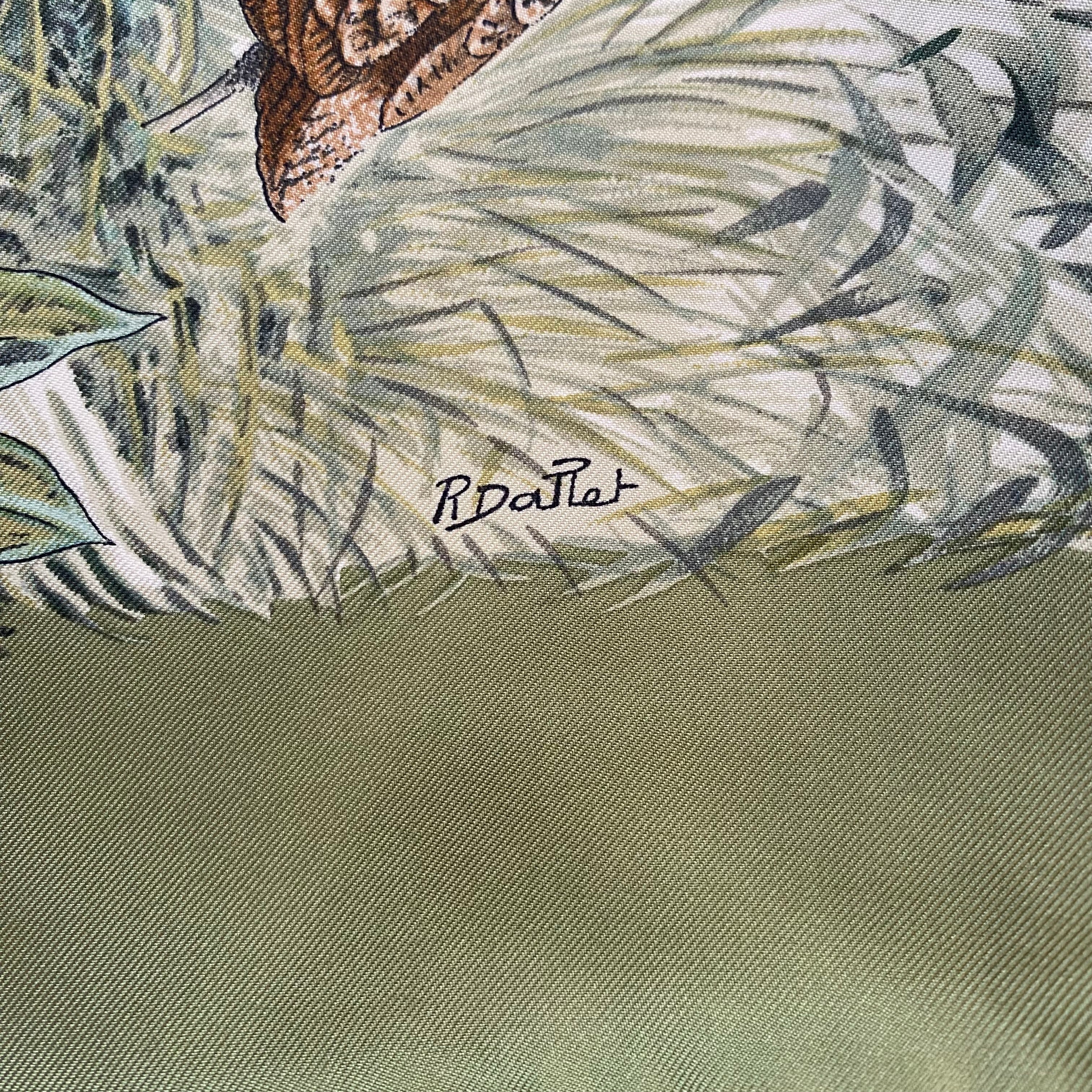 Hermès Halte En Camargue Silk Scarf