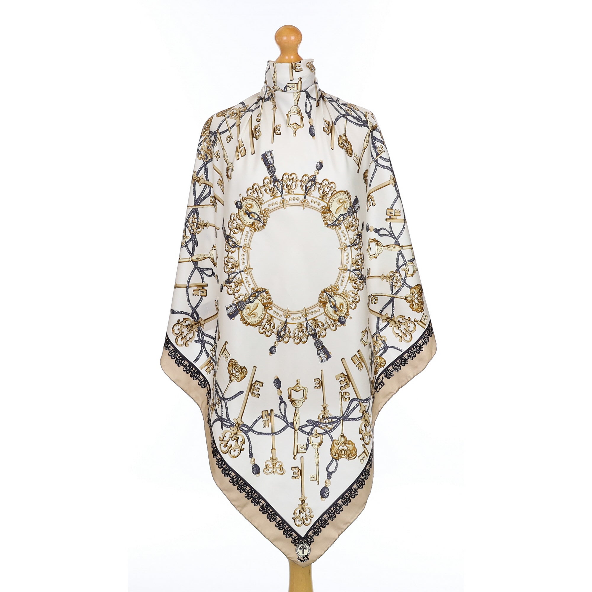 Key Design Silk Scarf