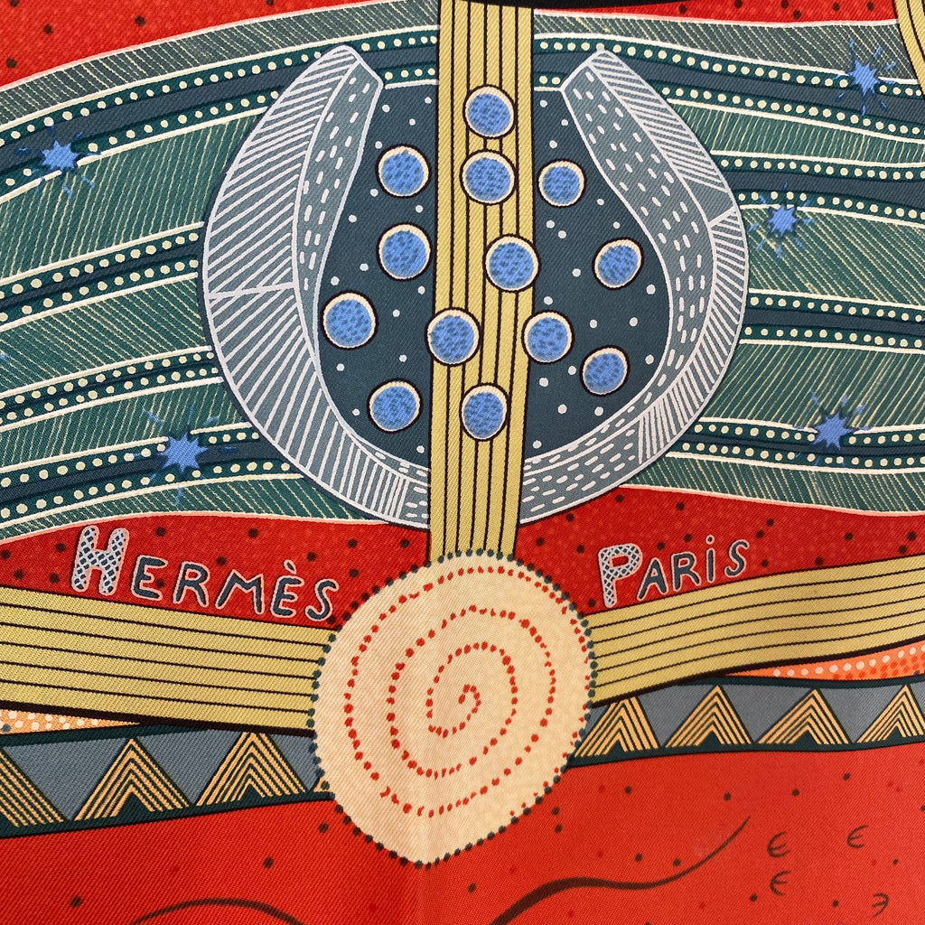Brand New Boxed Hermès Rêve D’Australie Silk Scarf