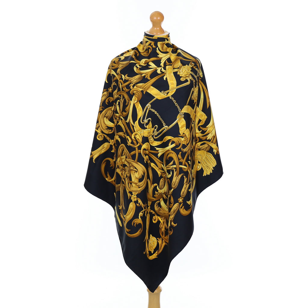 Hermès Le Mors Ala Conétable Silk Scarf