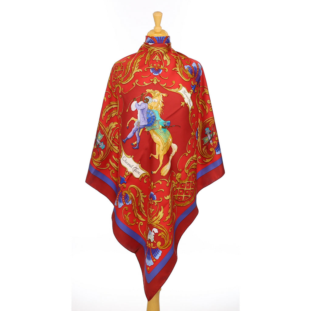 Hermès Cheval Turc Silk Scarf