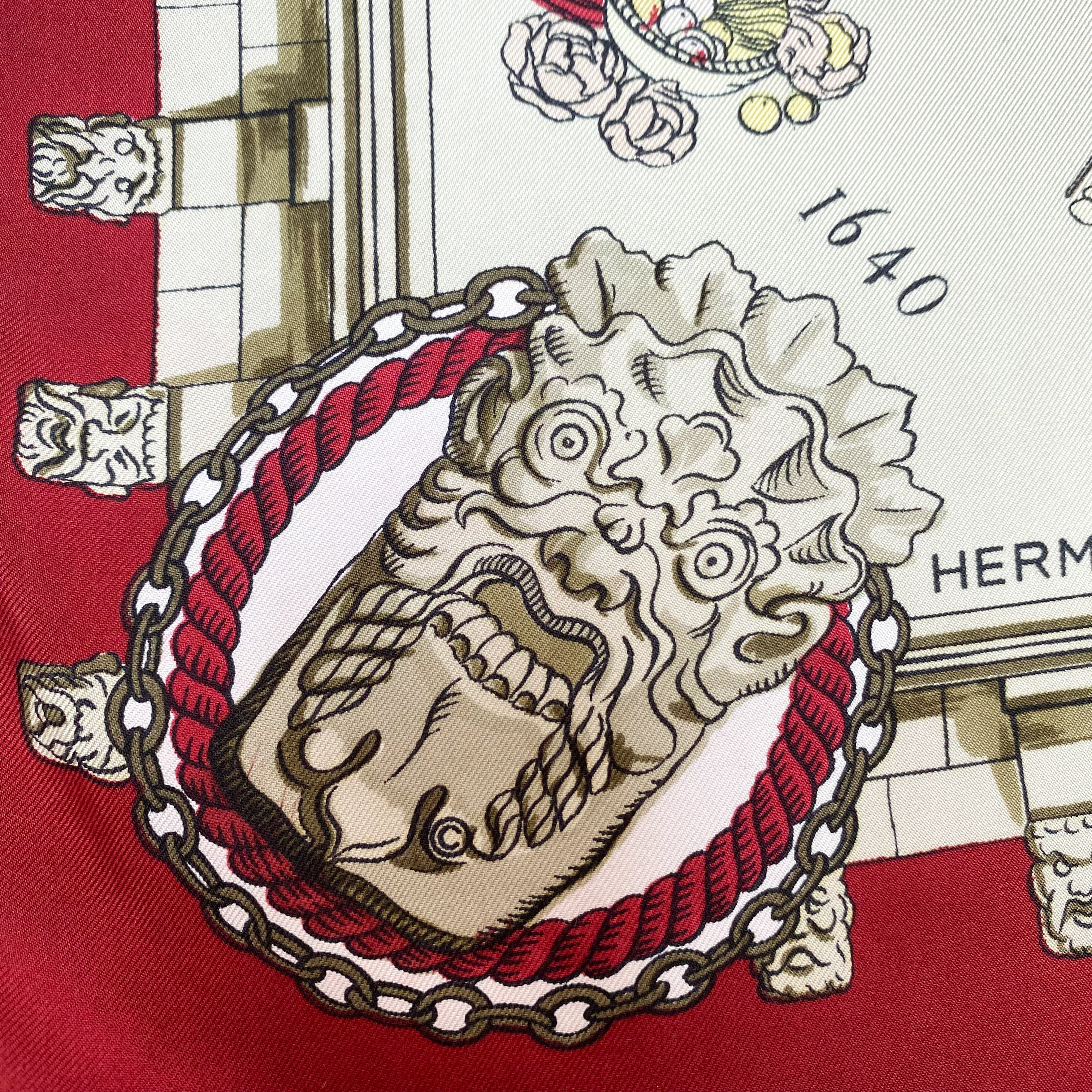 Rare Boxed Hermès Le Pont Neuf À Paris Silk Scarf