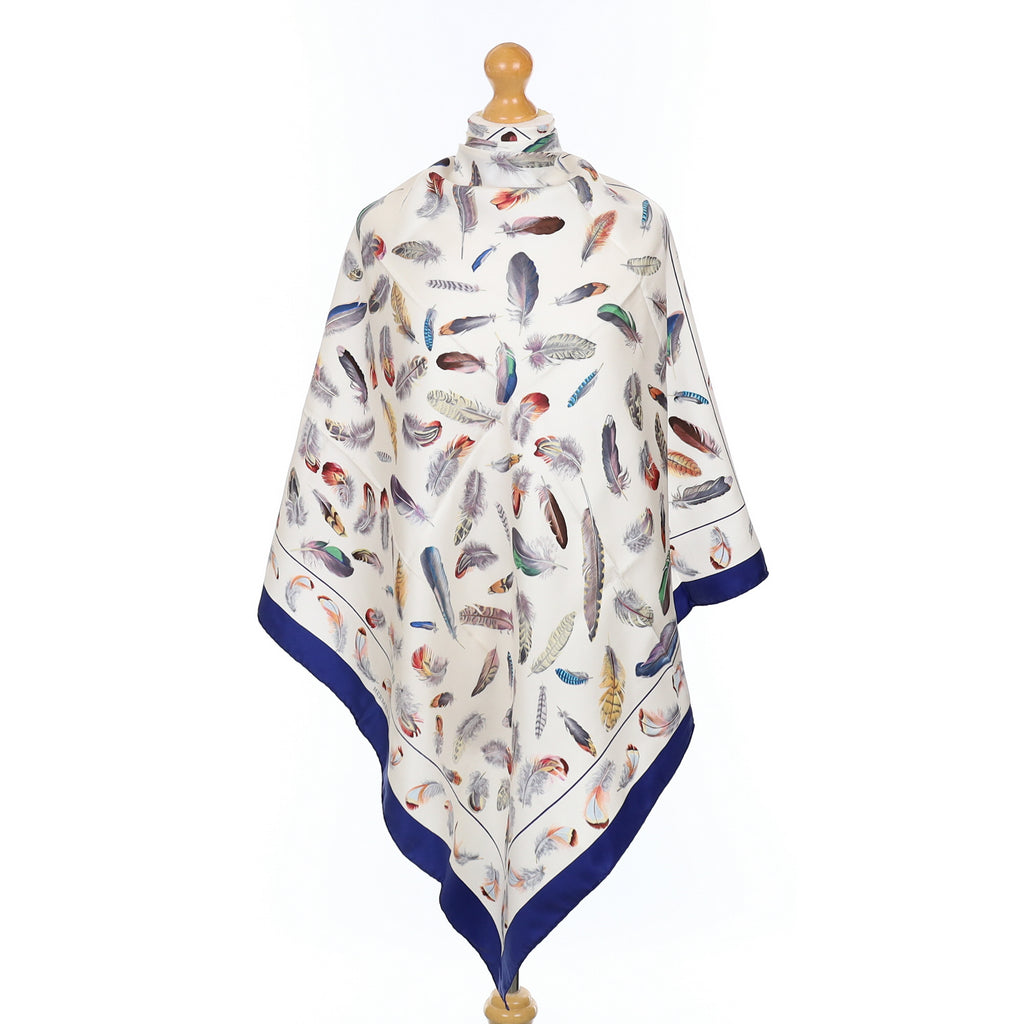 Hermès Plumes Silk Scarf